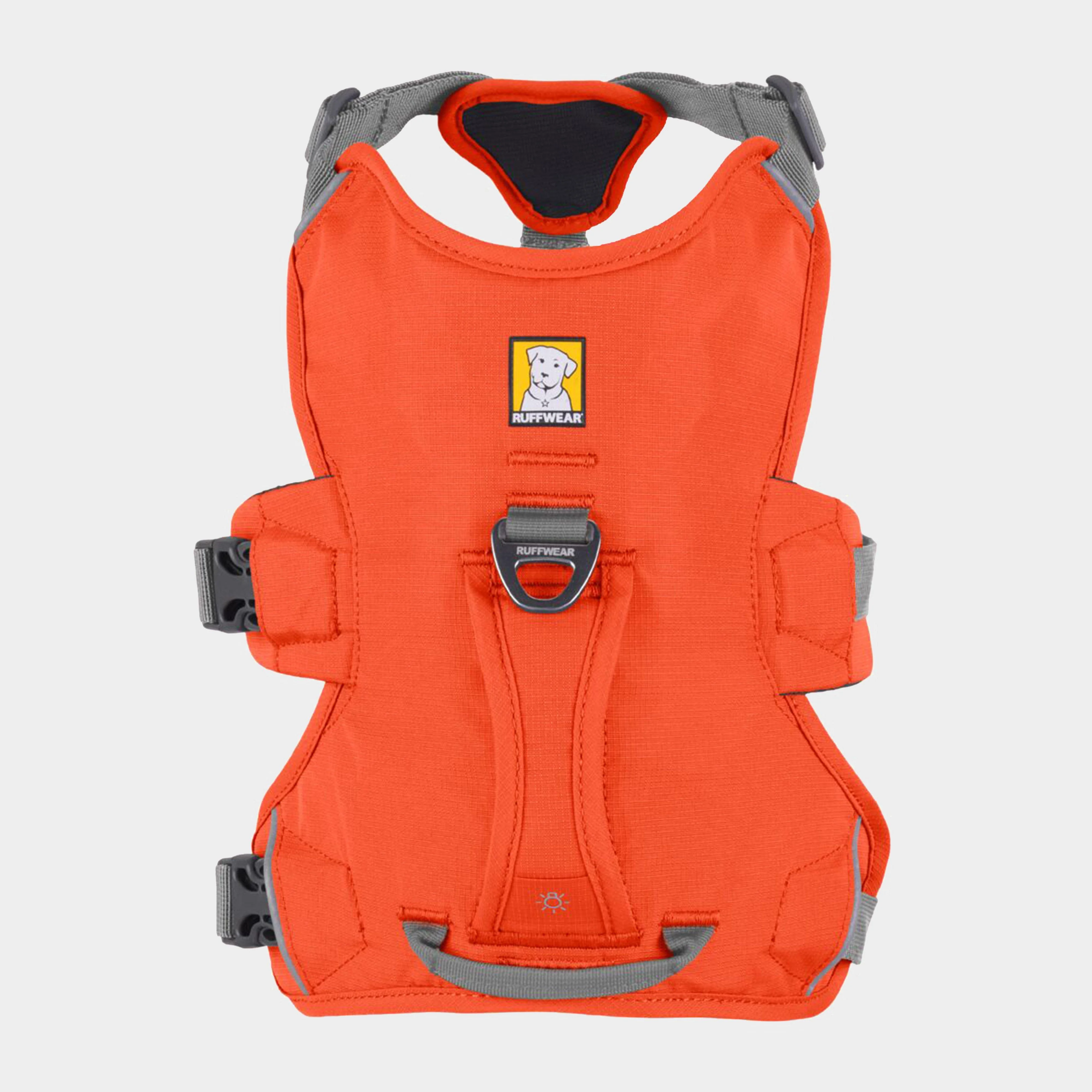 Web Master Dog Harness With Handle Blaze Orange - Image 4