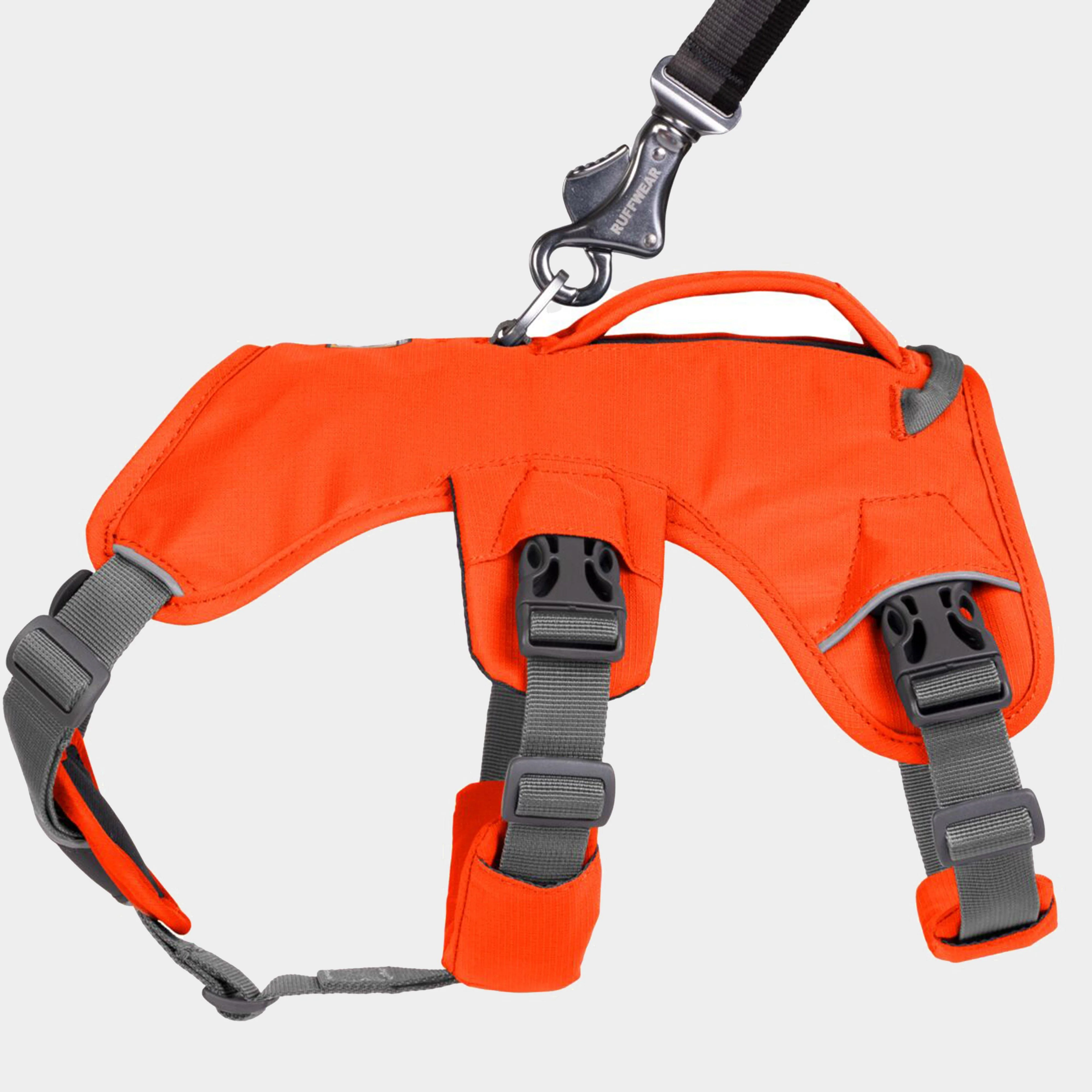 Web Master Dog Harness With Handle Blaze Orange - Image 9