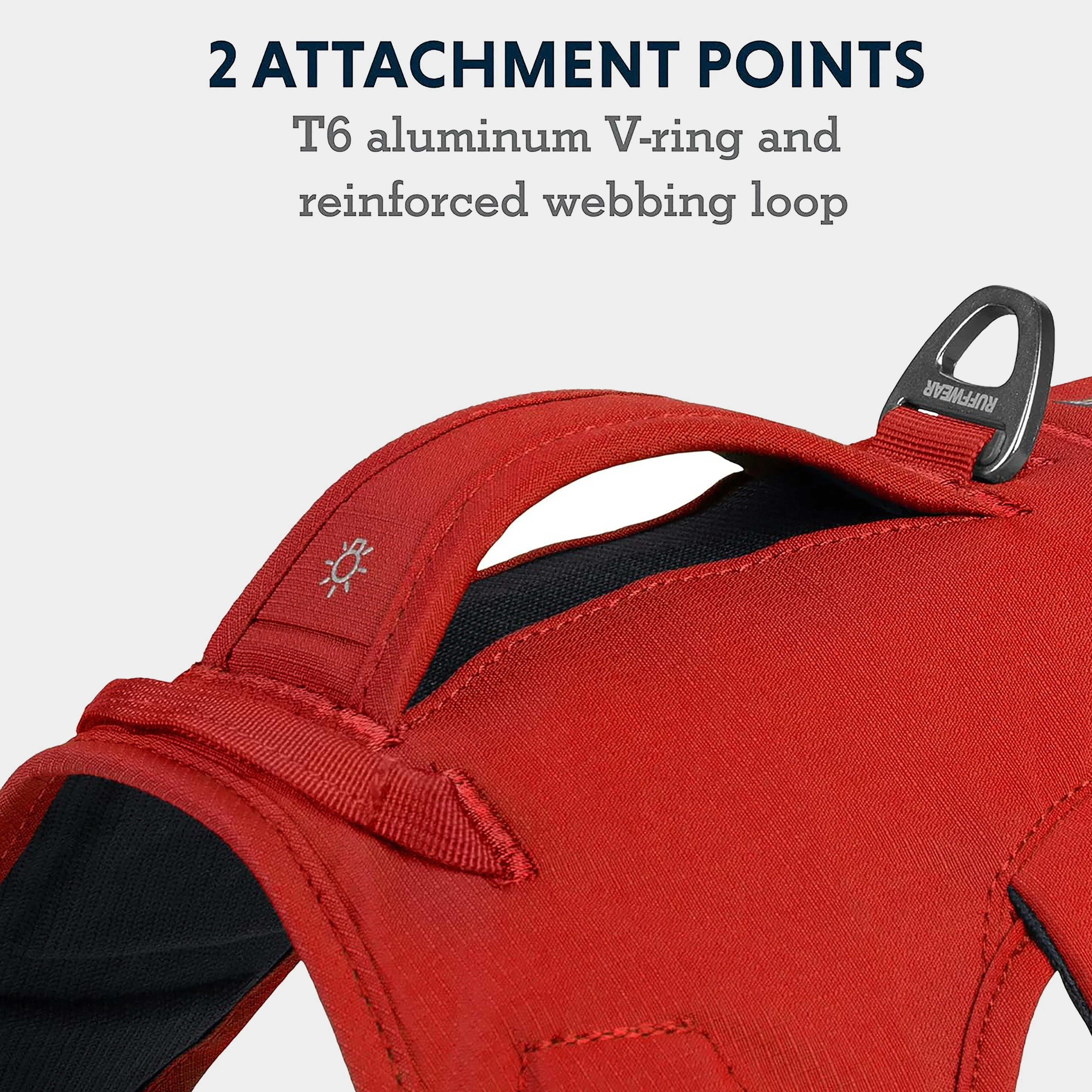 Web Master Dog Harness With Handle Red Sumac - Image 3
