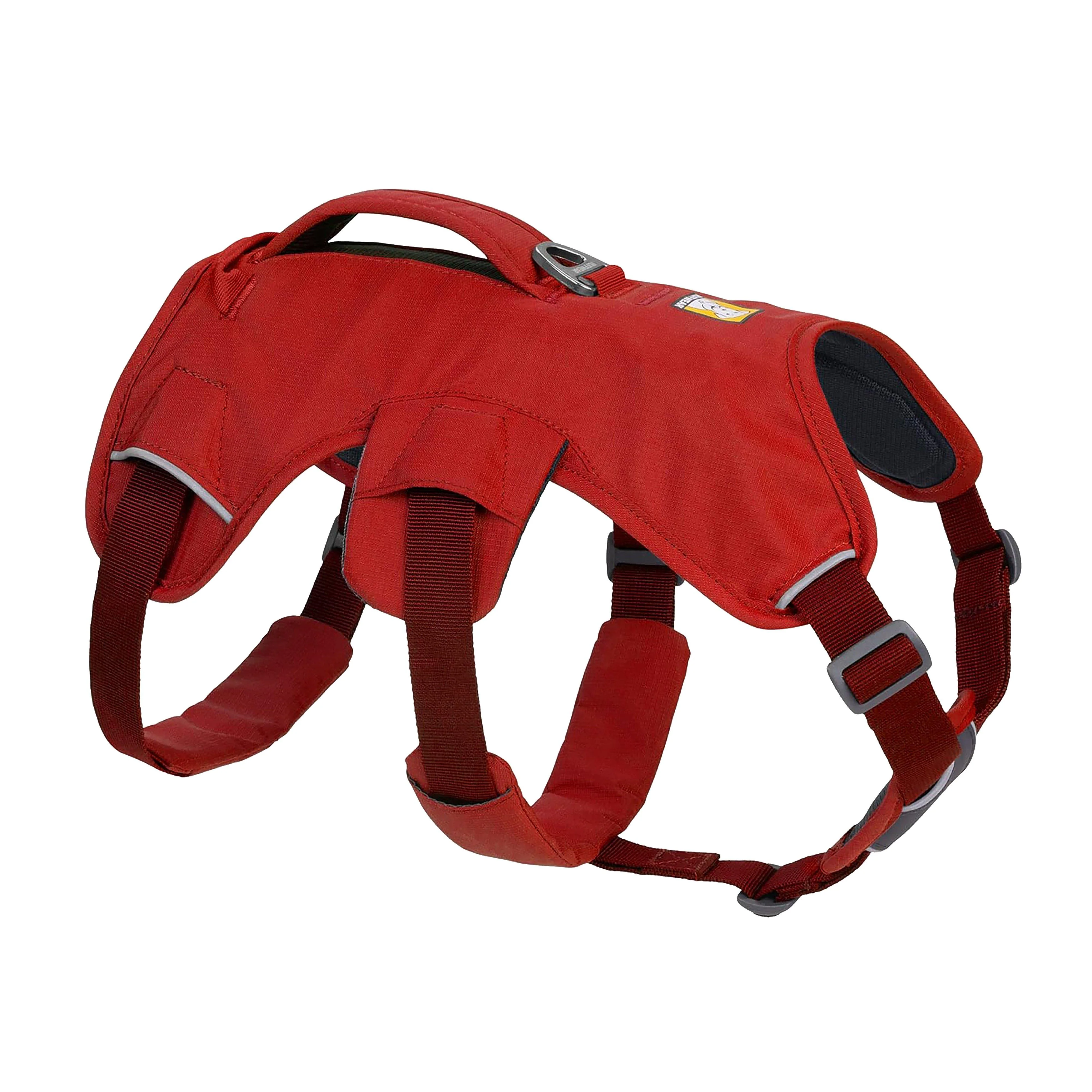 Web Master Dog Harness With Handle Red Sumac - Image 4