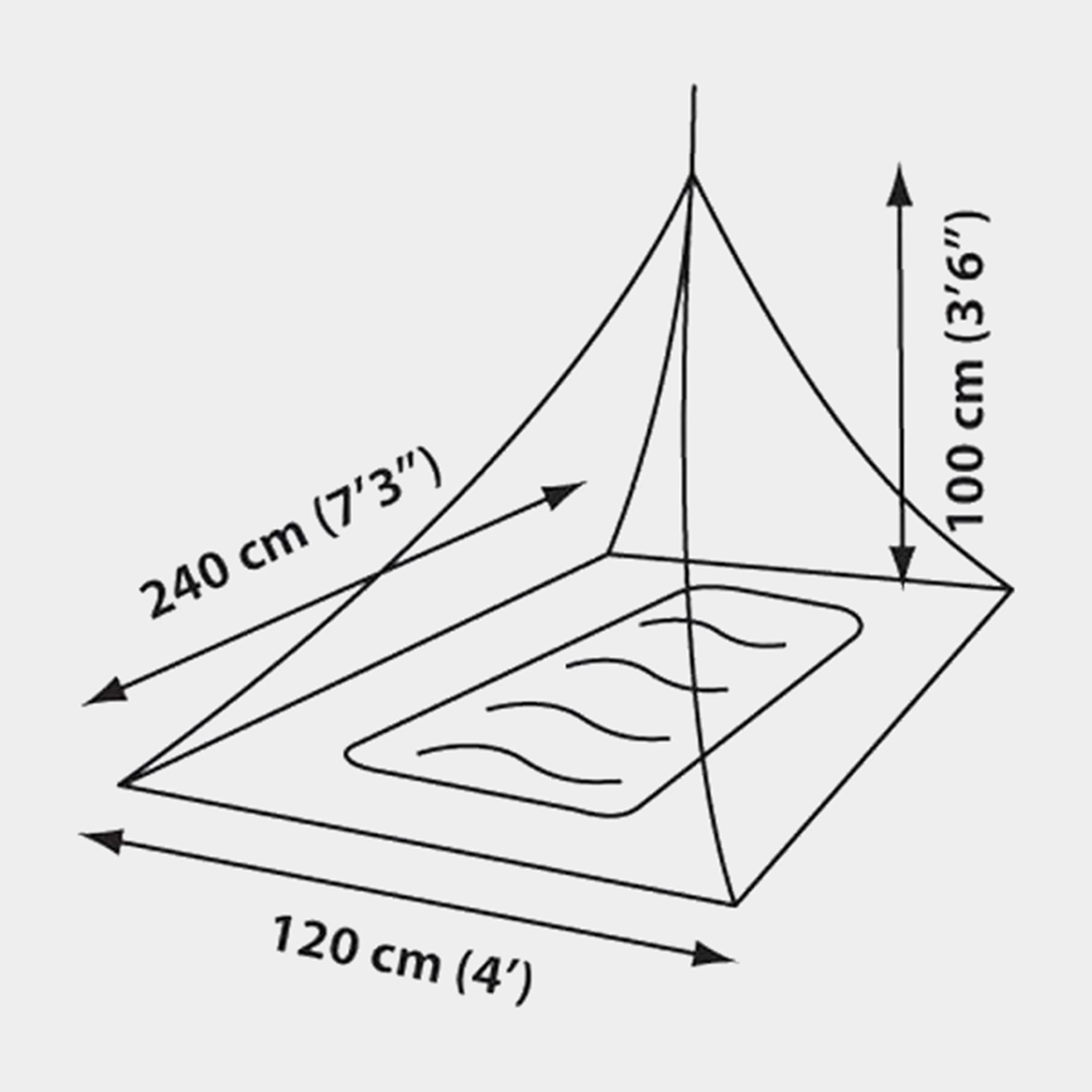 Mosquito Pyramid Net Shelter Single - Image 3