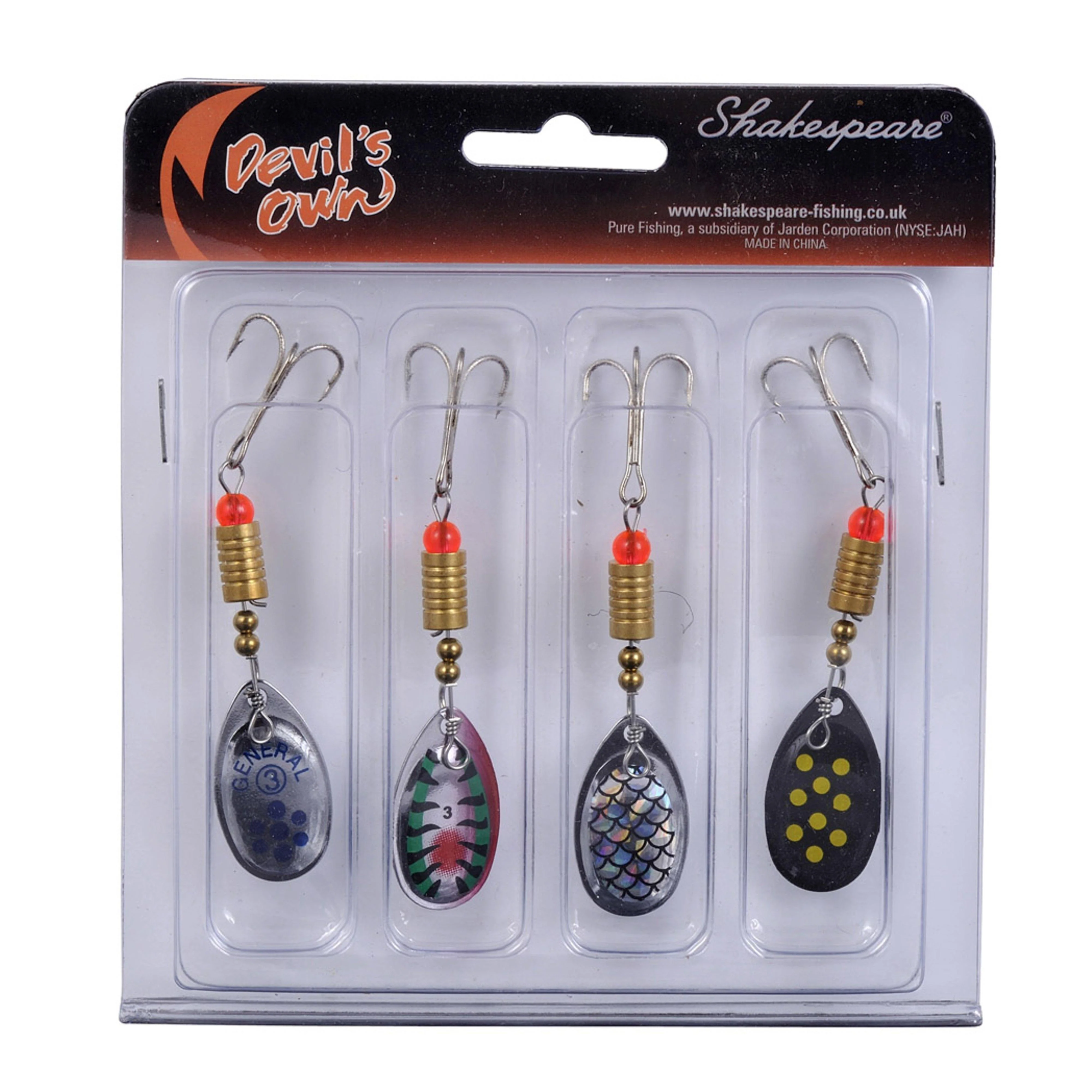 Devil's Own 7g Spinner Selection, 4 pack - Image 3