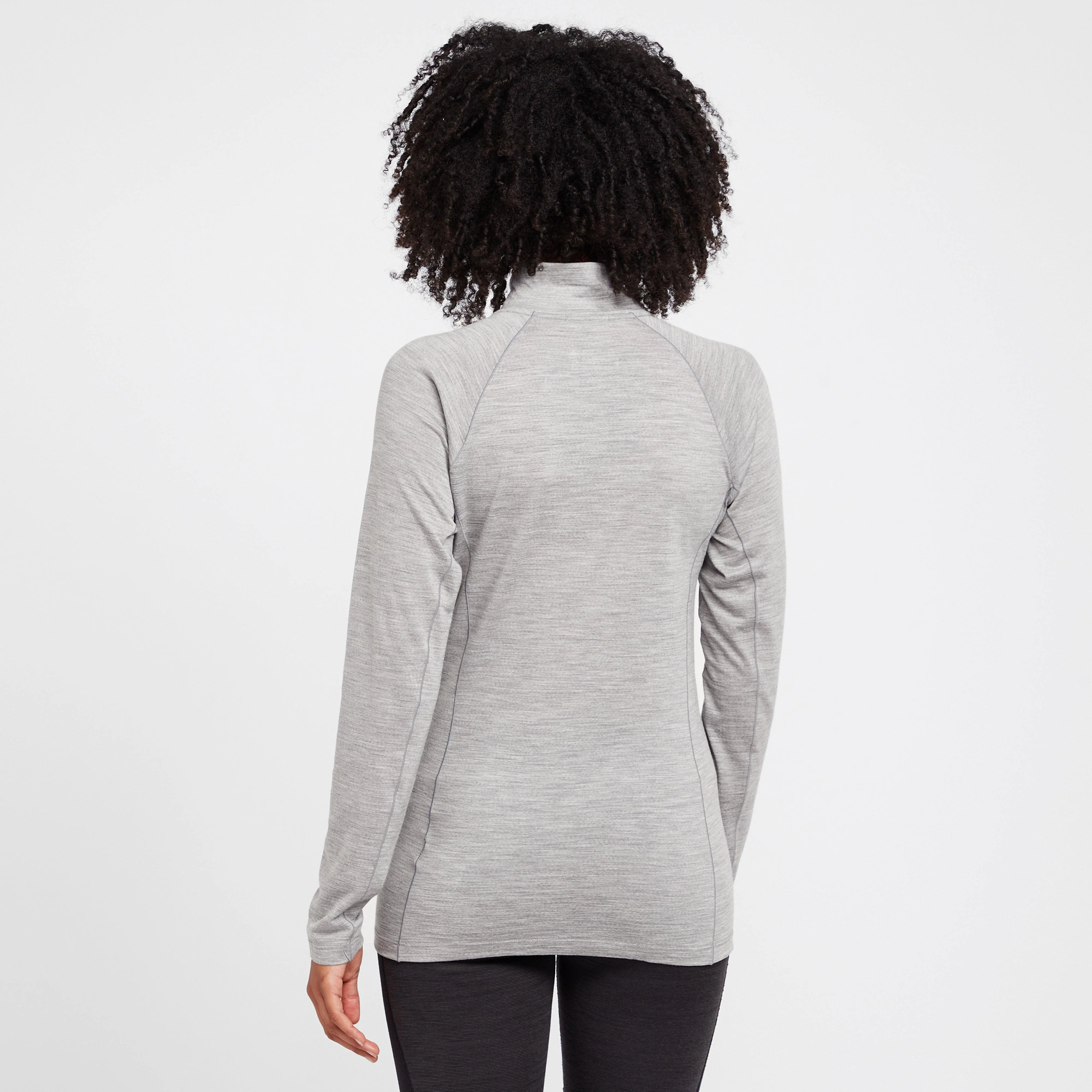 Women’s All Season Merino Long Sleeve 1/4 Zip Baselayer - Image 2