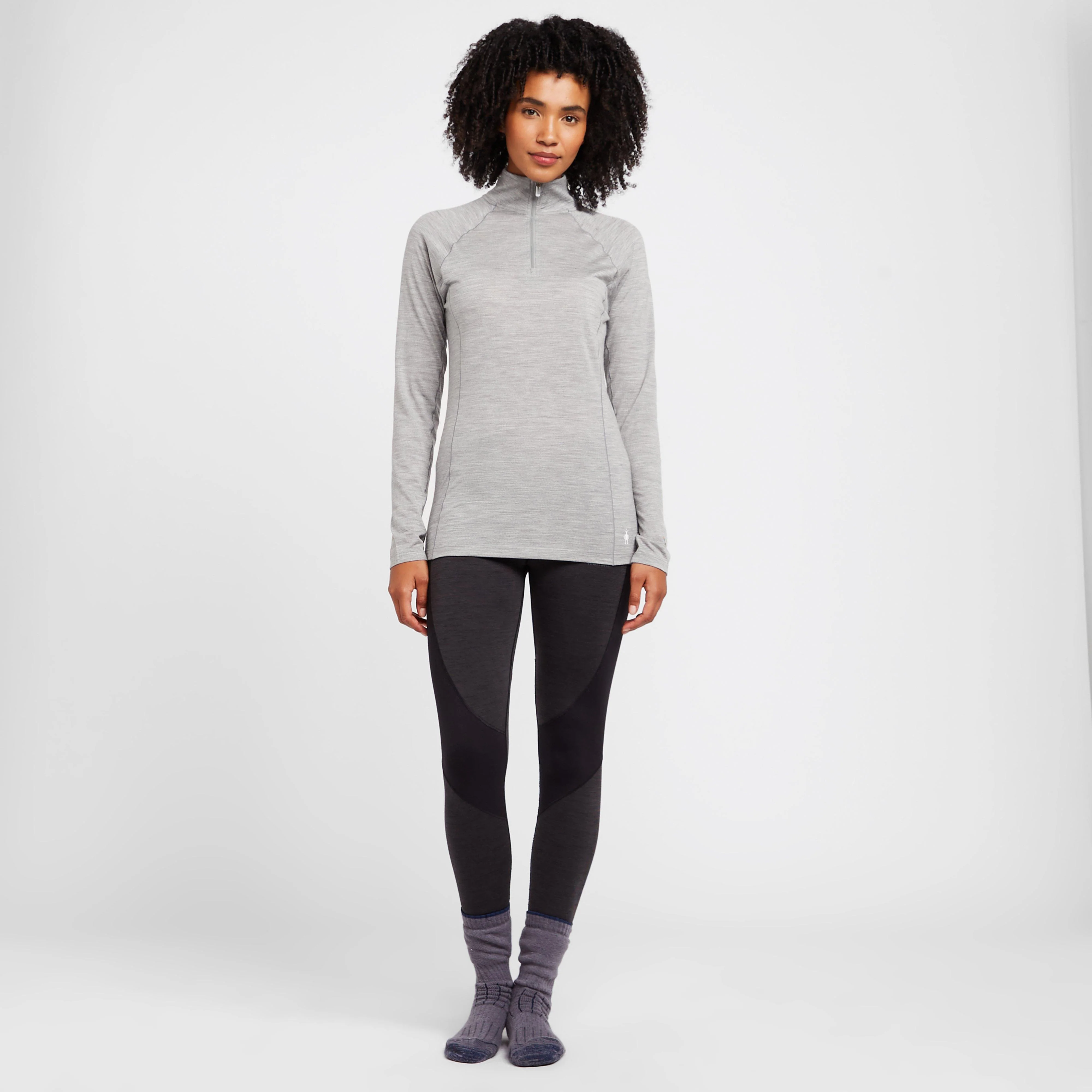 Women’s All Season Merino Long Sleeve 1/4 Zip Baselayer - Image 3