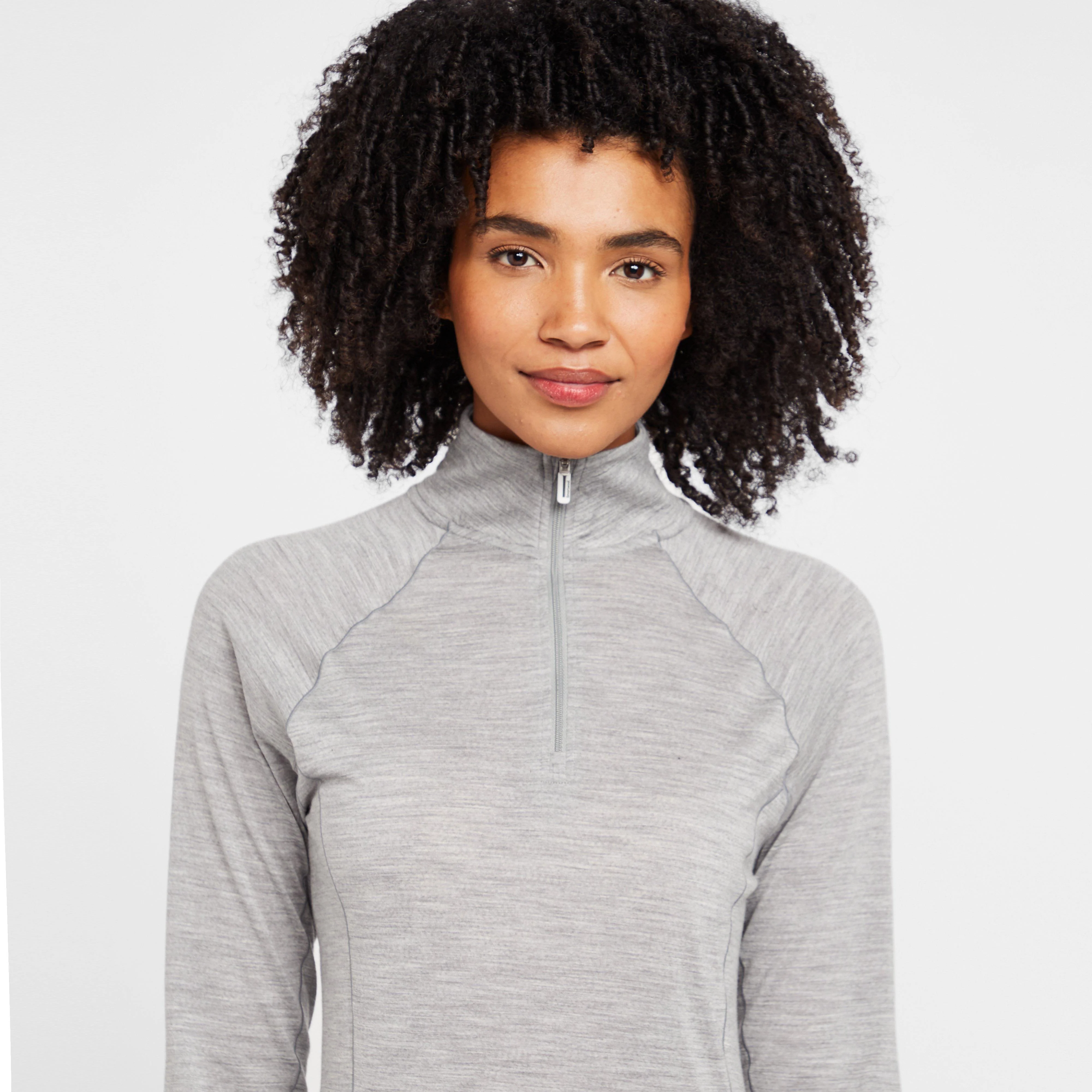 Women’s All Season Merino Long Sleeve 1/4 Zip Baselayer - Image 4