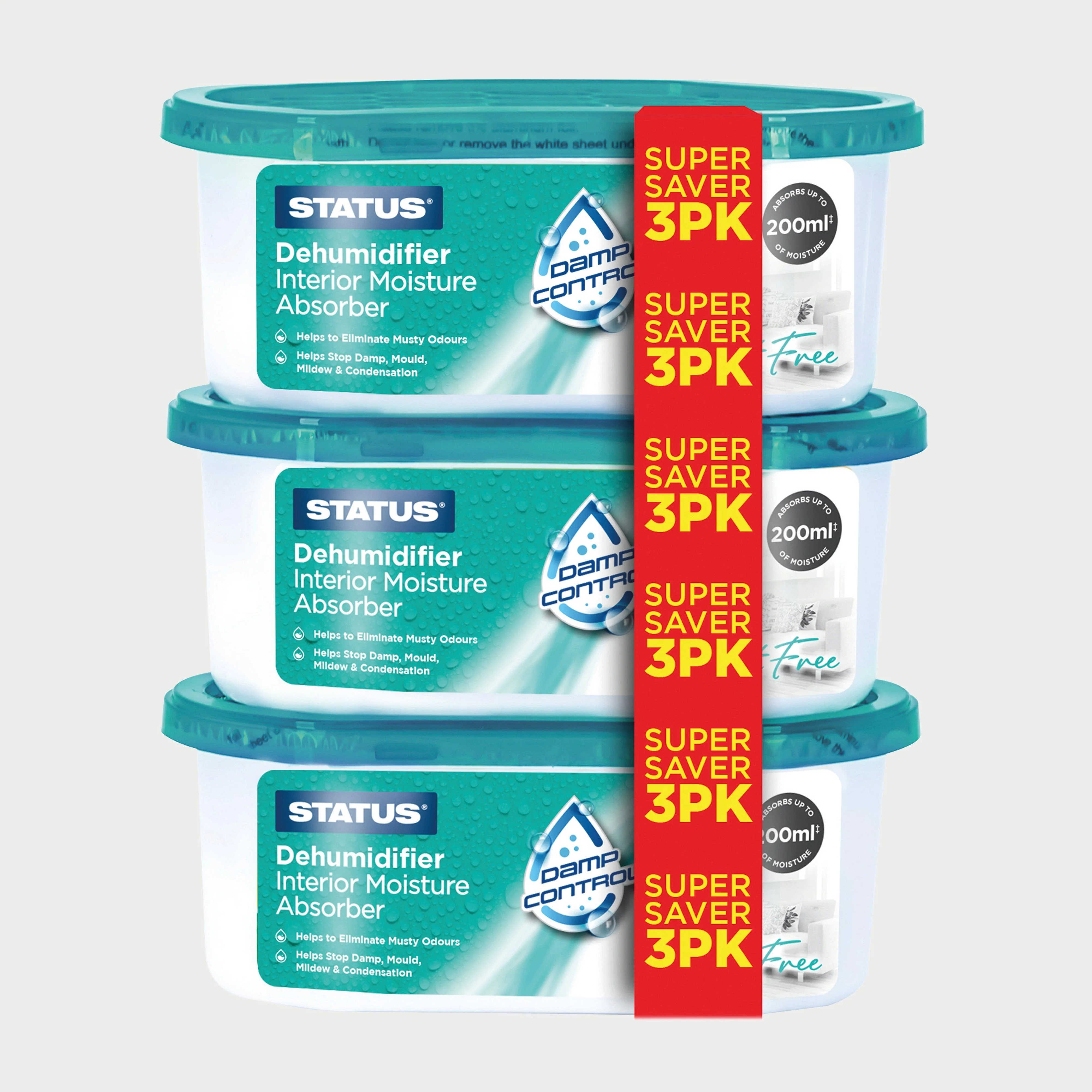Dehumidifier Scent Free 3 Pack