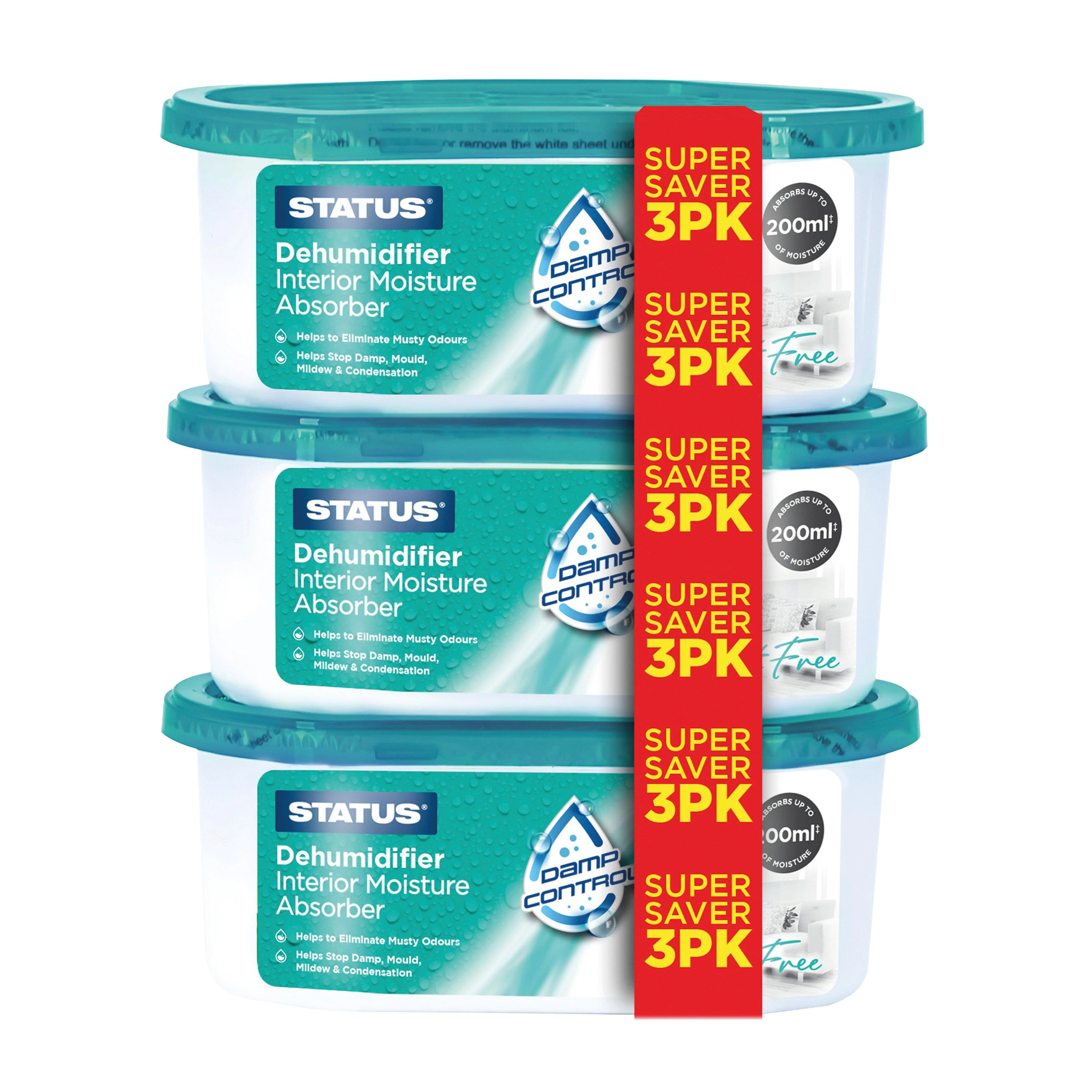 Dehumidifier Scent Free 3 Pack - Image 4