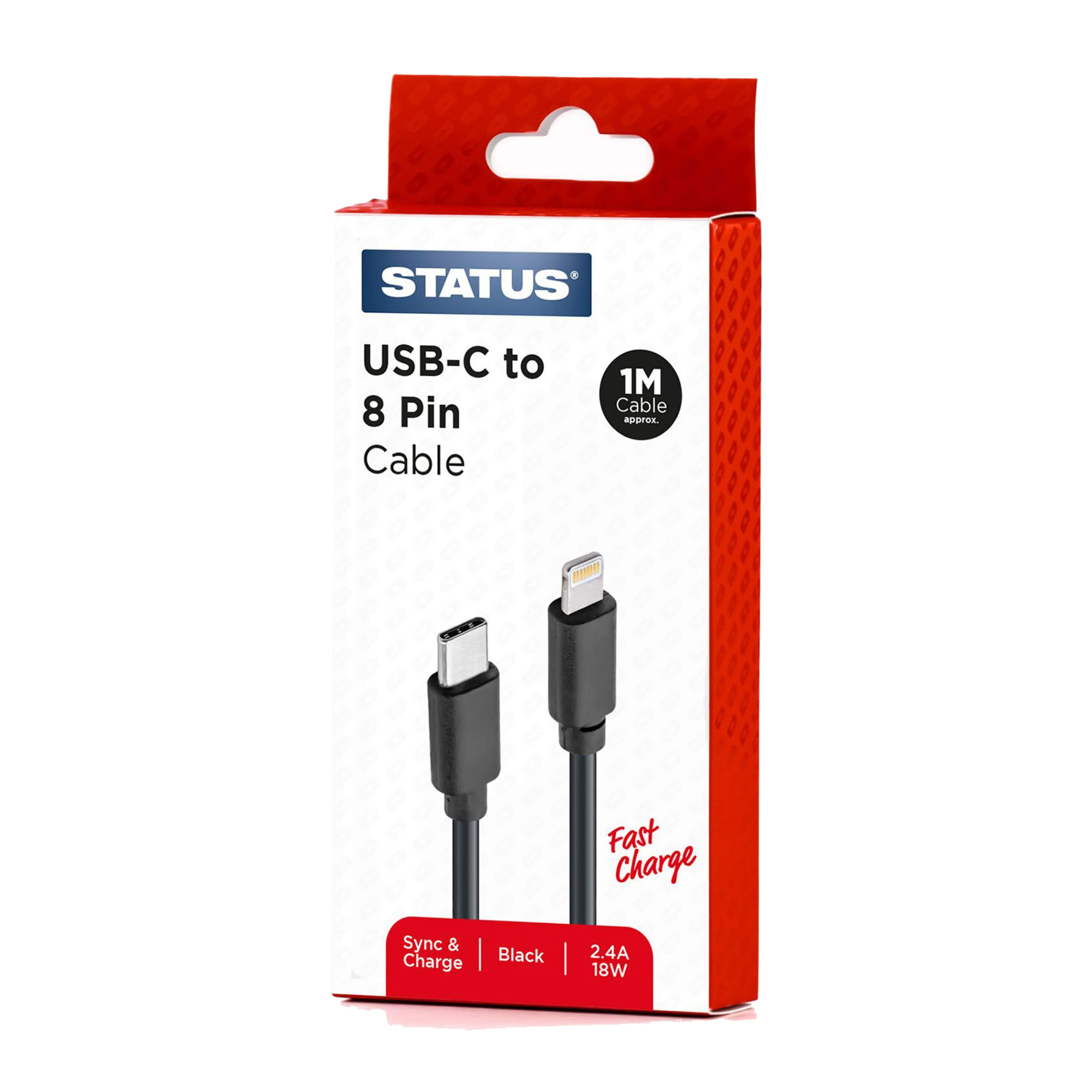 USB-A to 8 Pin Cable 1m - Image 6