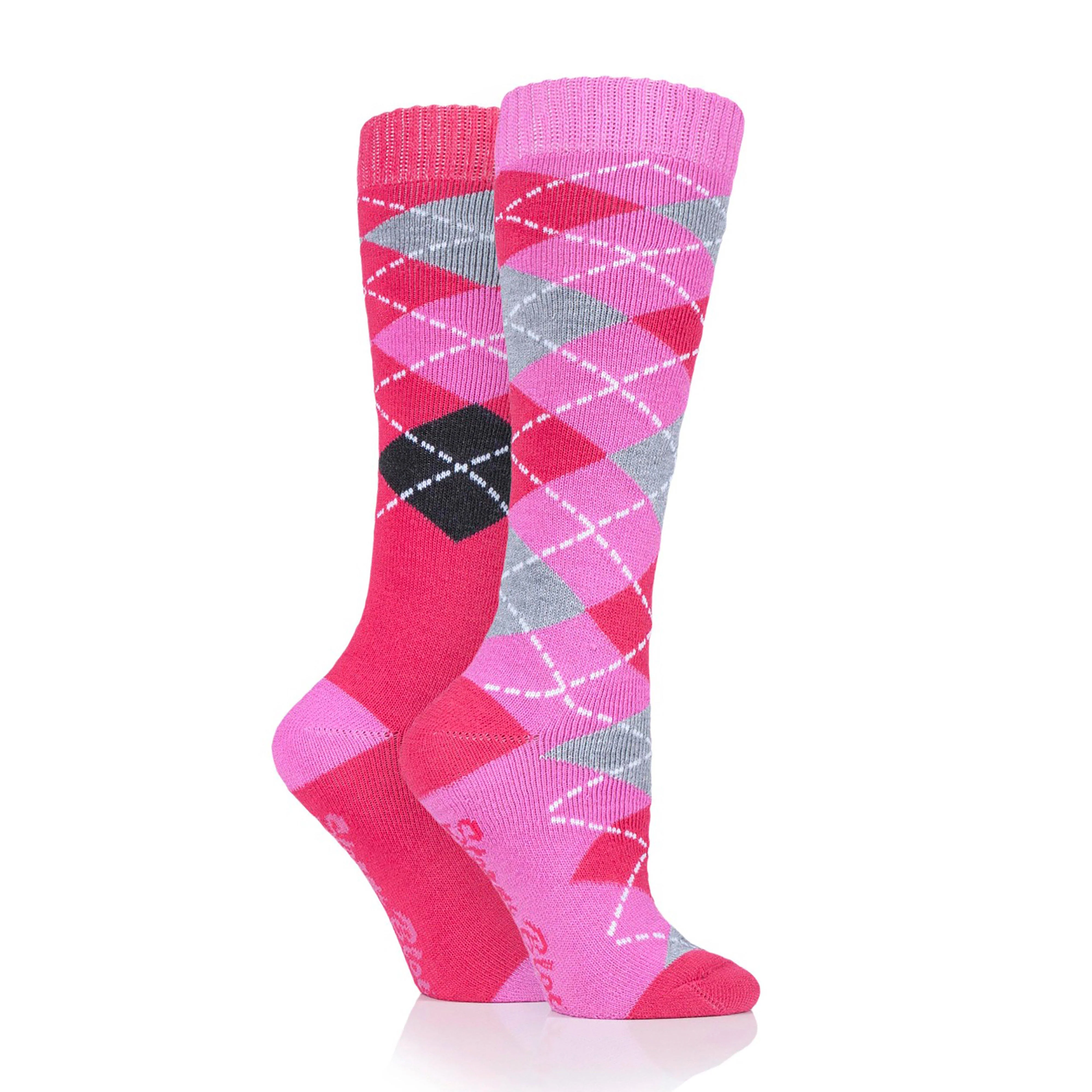 Women’s Midweight Argyle Lingfield 2 Pack Socks - Image 2