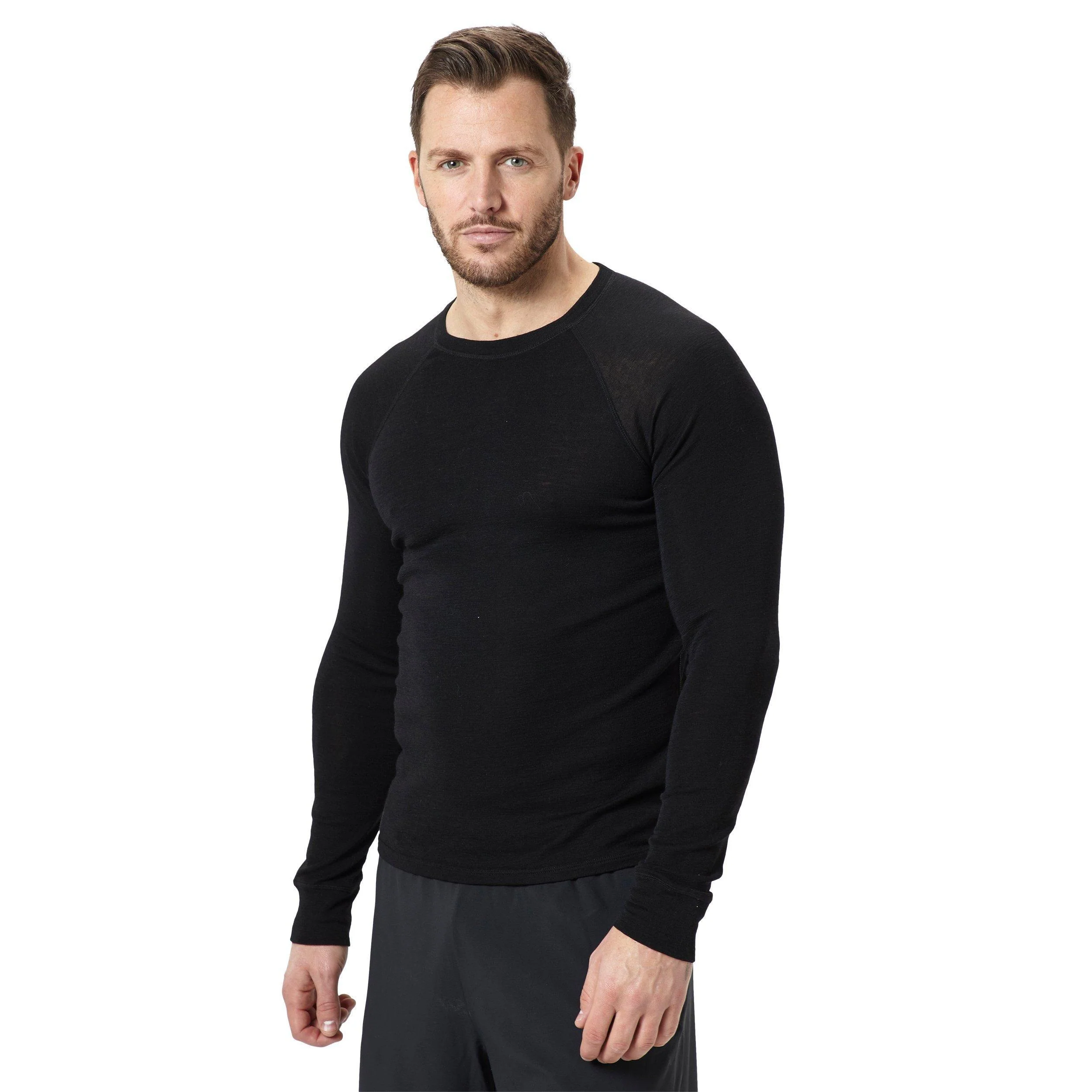 Men’s Merino Long-Sleeve Crew Baselayer - Image 2