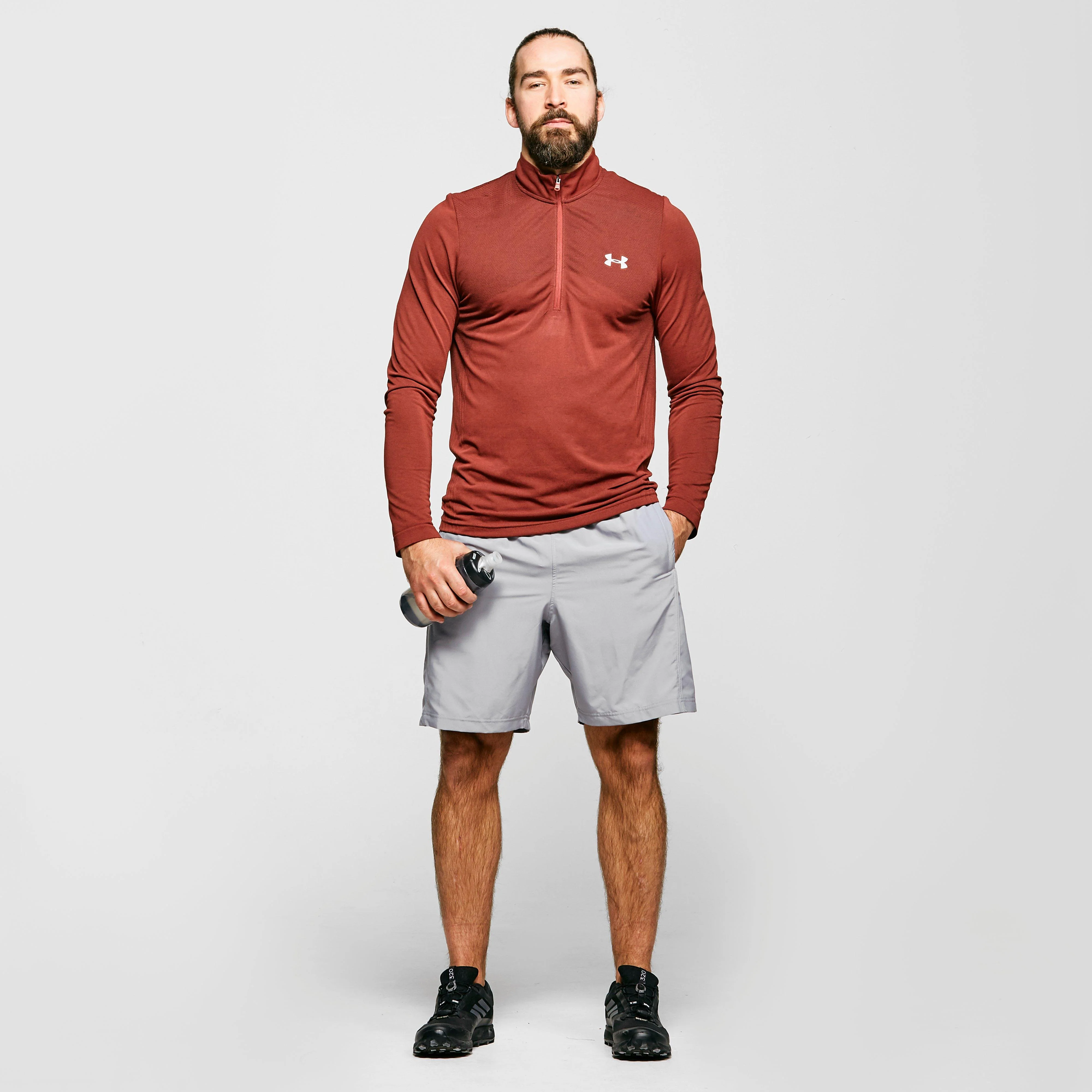 Men's UA Seamless Long Sleeve Zip Tee - Image 3