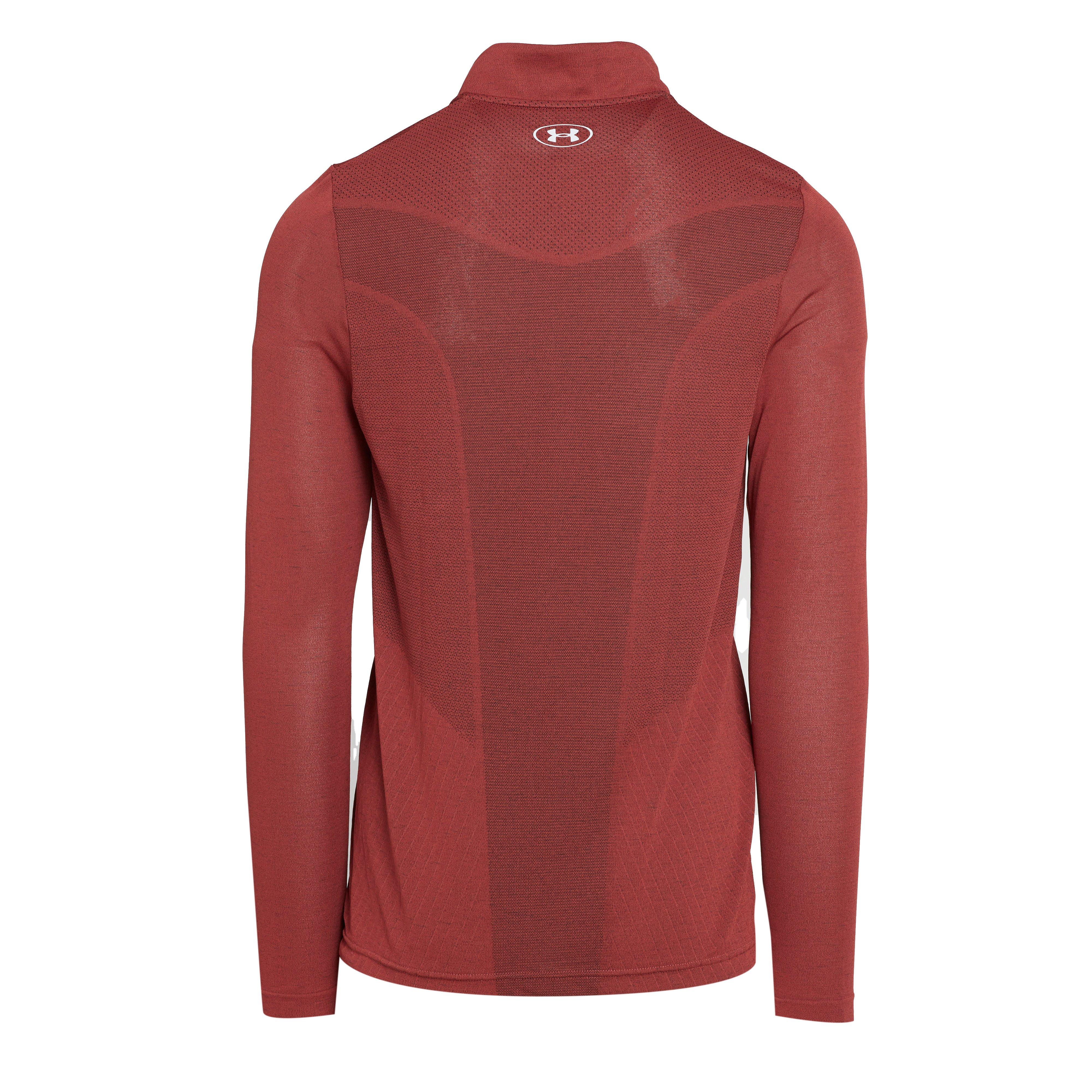 Men's UA Seamless Long Sleeve Zip Tee - Image 7