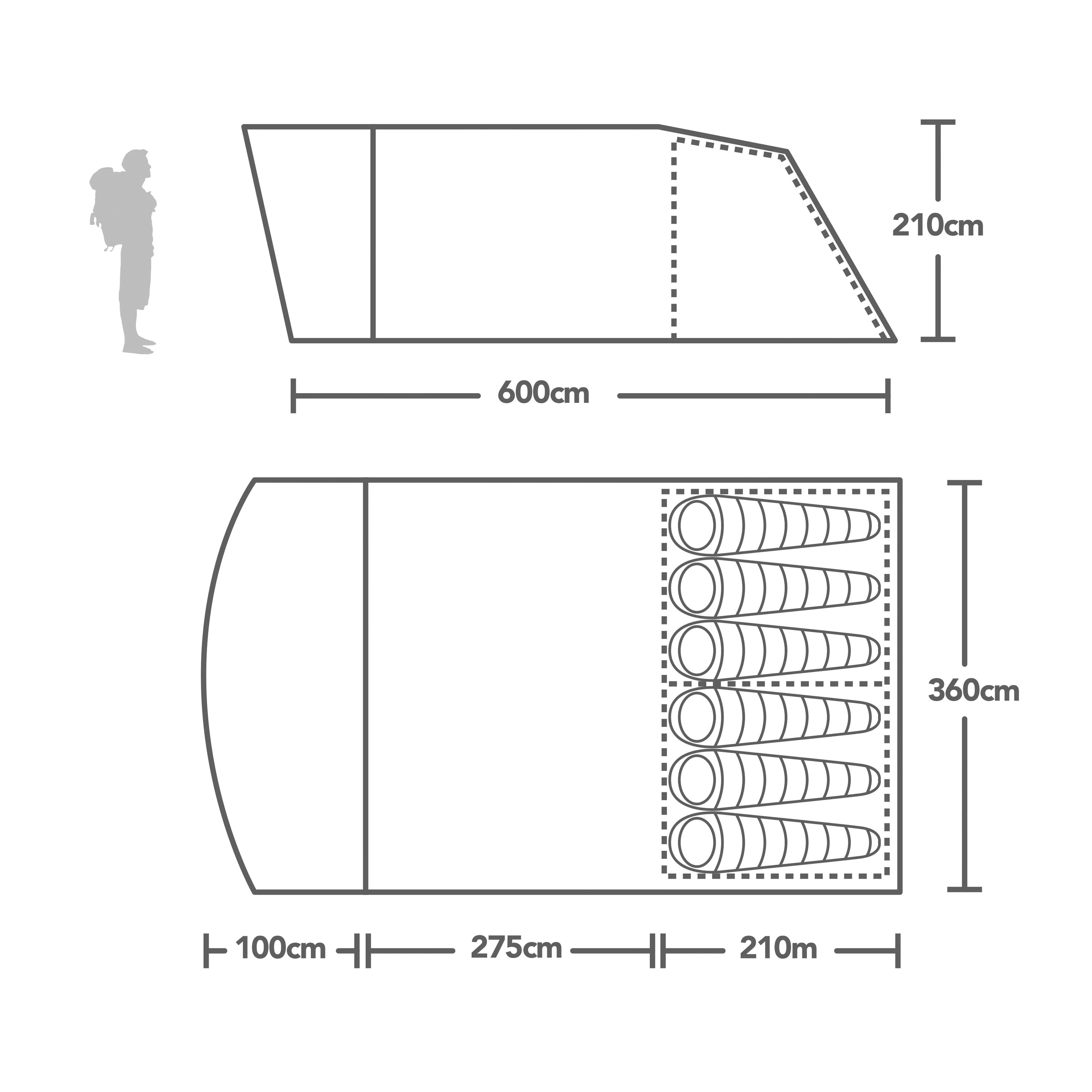 Antrim Air 600XL Family Tent - Image 2