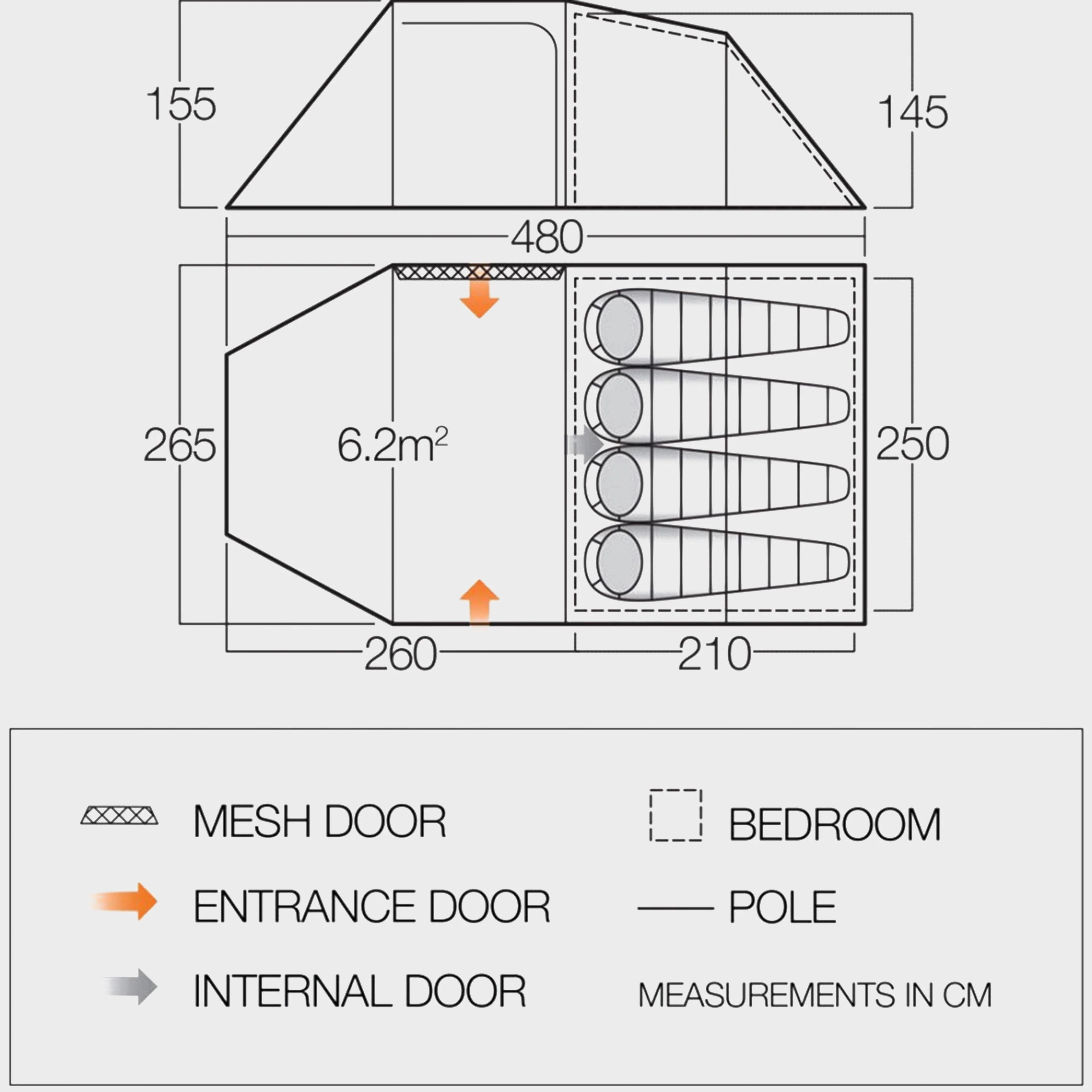 Beta 450XL Family Tent - Image 2