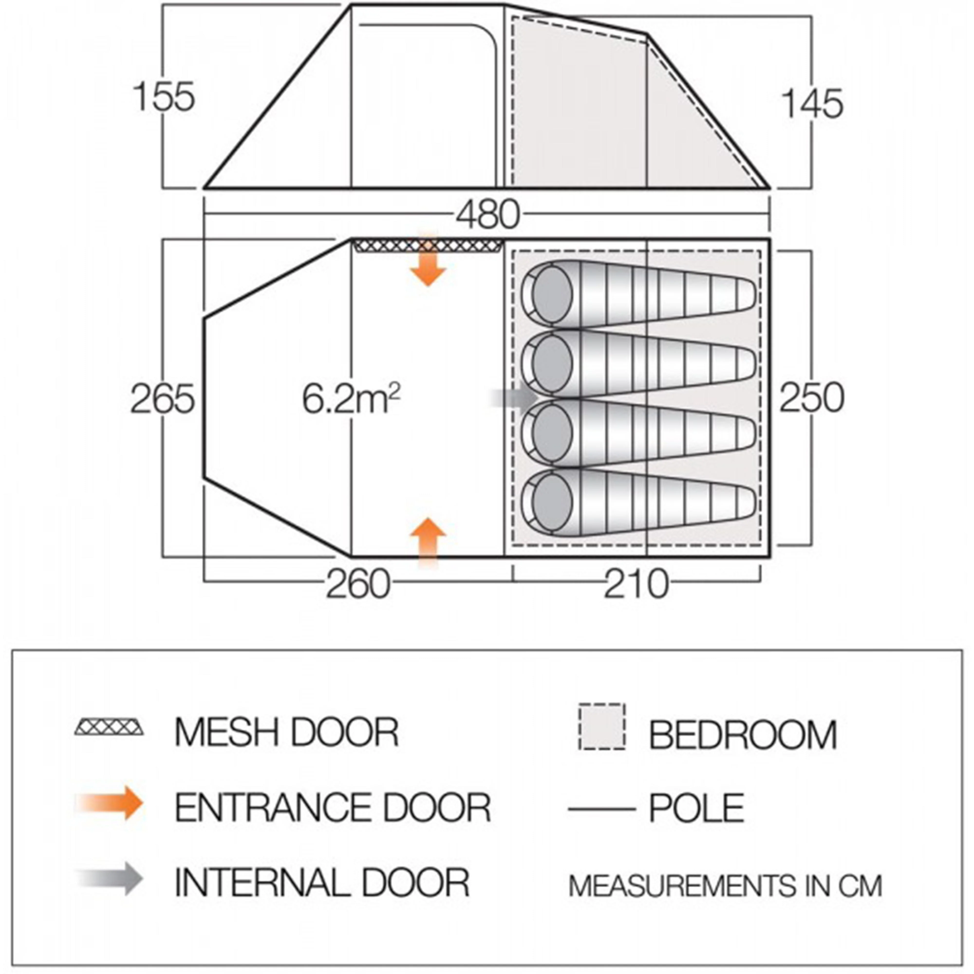 Beta 450XL Family Tent - Image 2