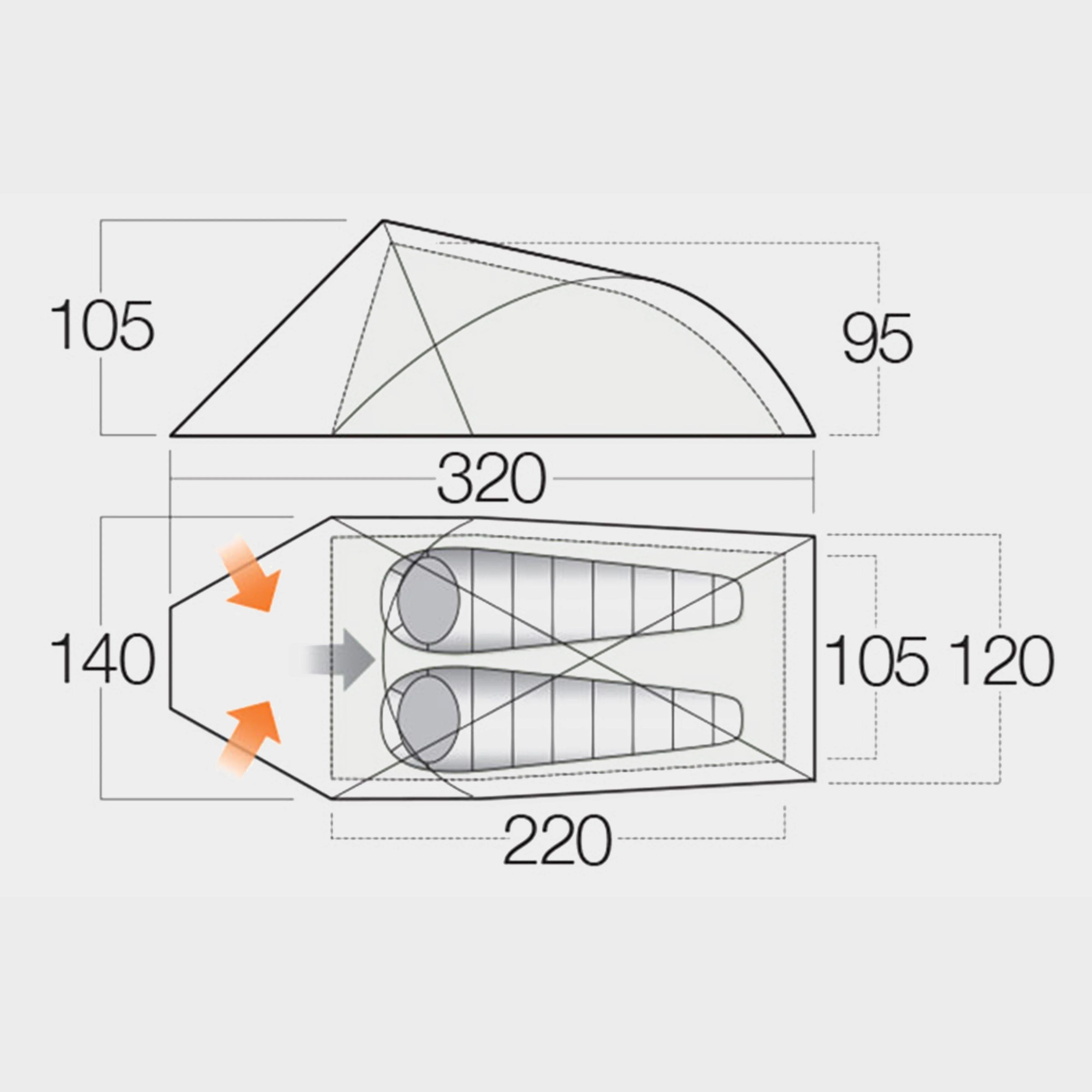 Helvellyn 200 Backpacking Tent - Image 2