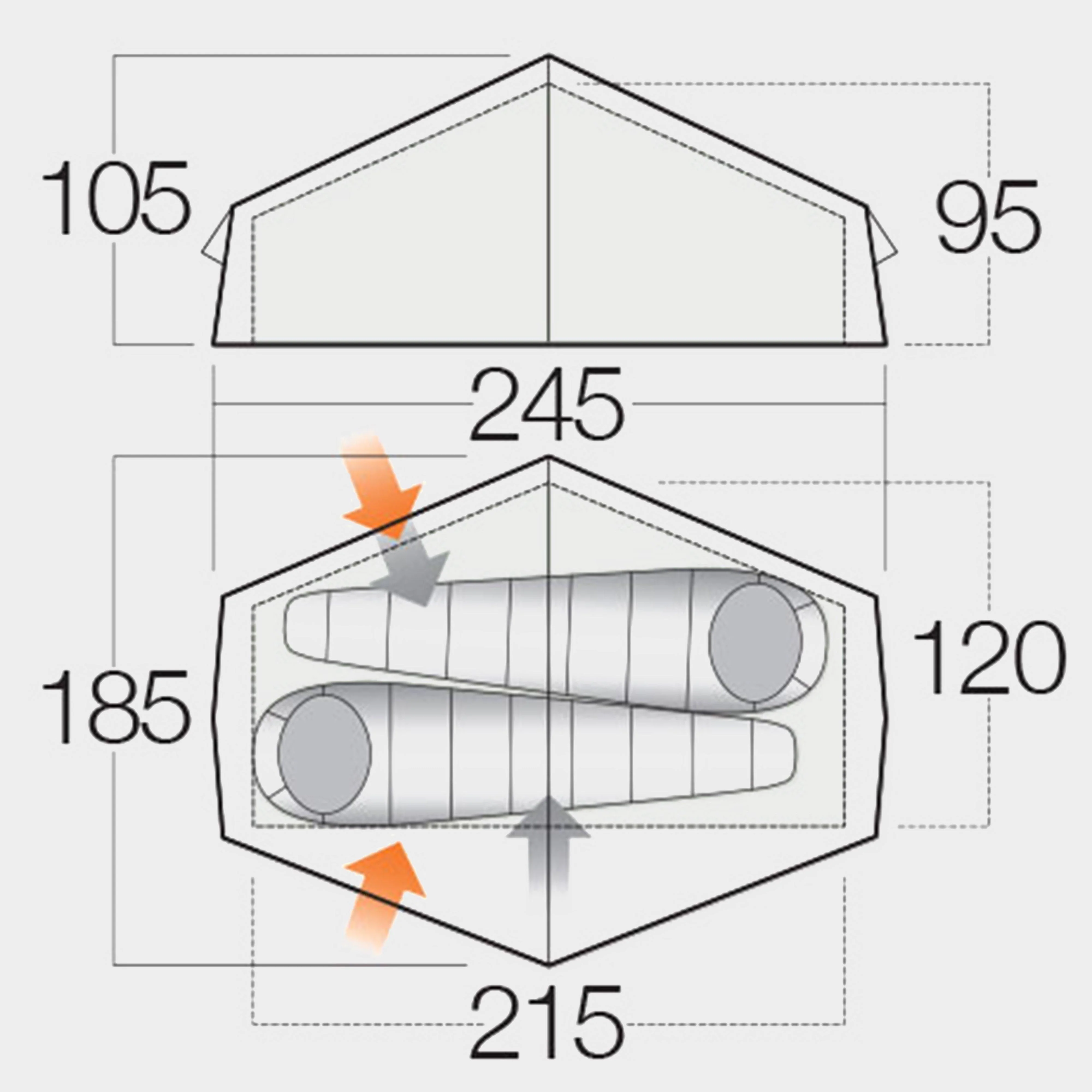 Nevis 200 Backpacking Tent - Image 2