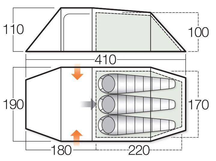 Scafell 300+ Backpacking Tent - Image 2