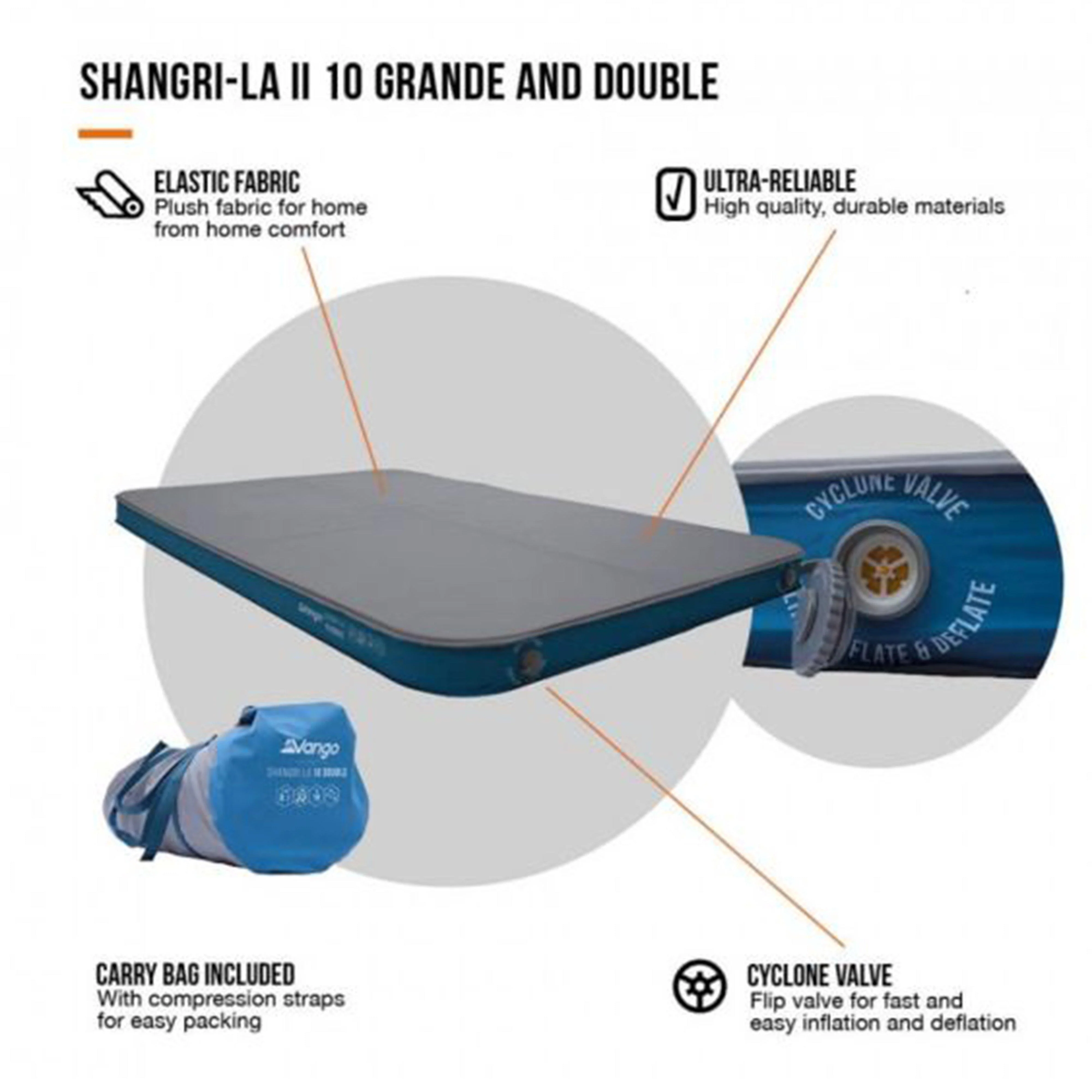 Shangri-La II 10cm Double Self-Inflating Mat - Image 2