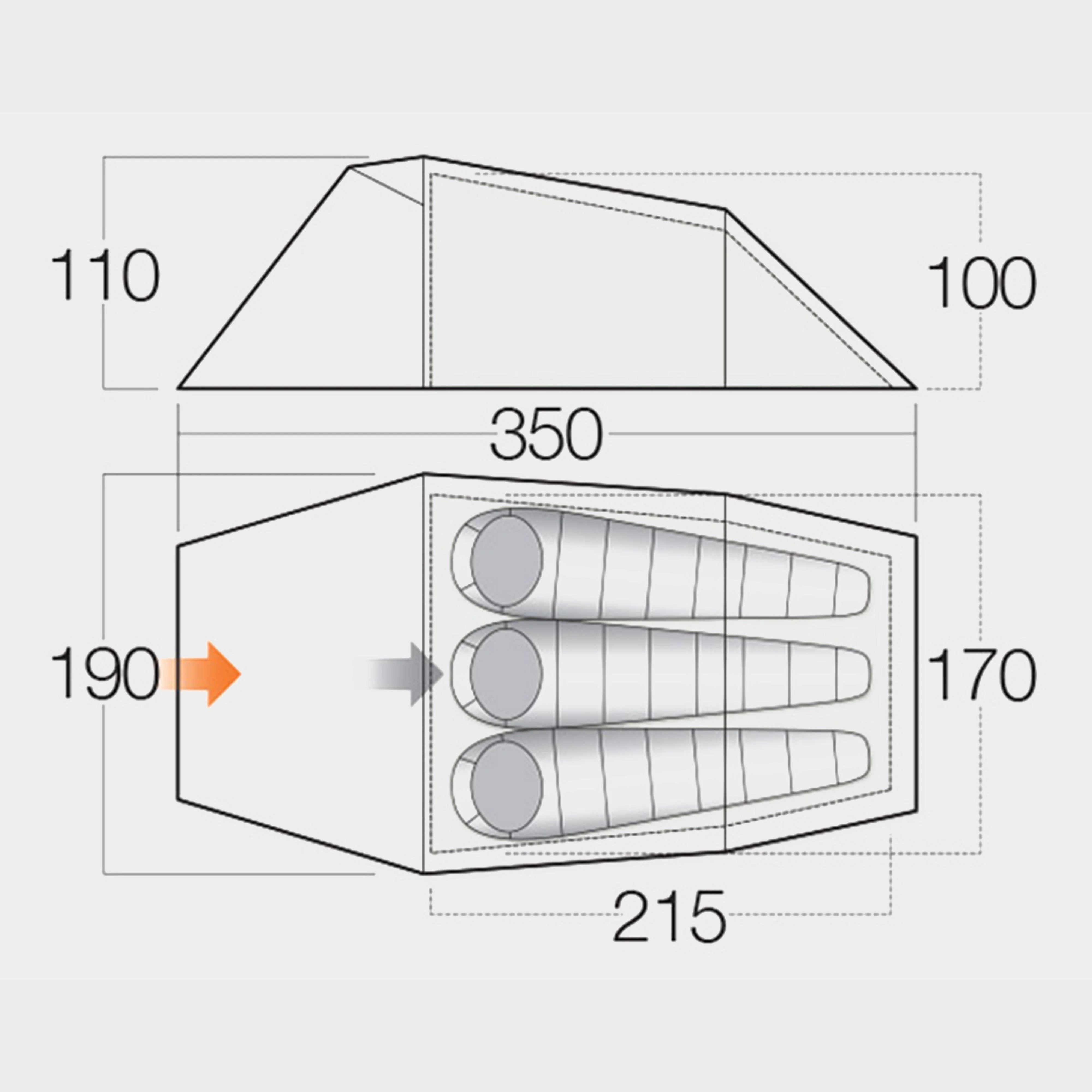 Tempest 300 Pro Backpacking Tent - Image 2