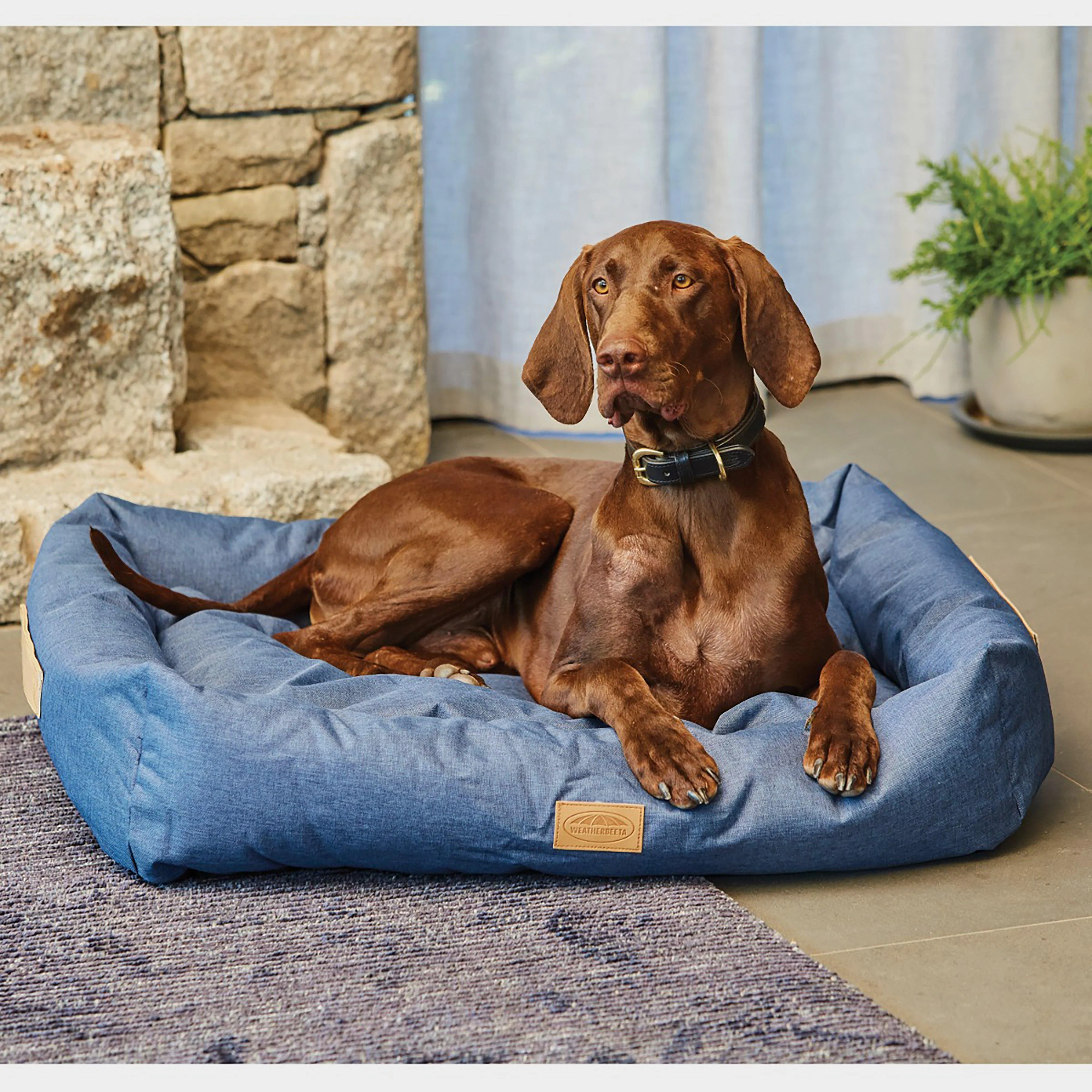 Square Denim Dog Bed - Image 3