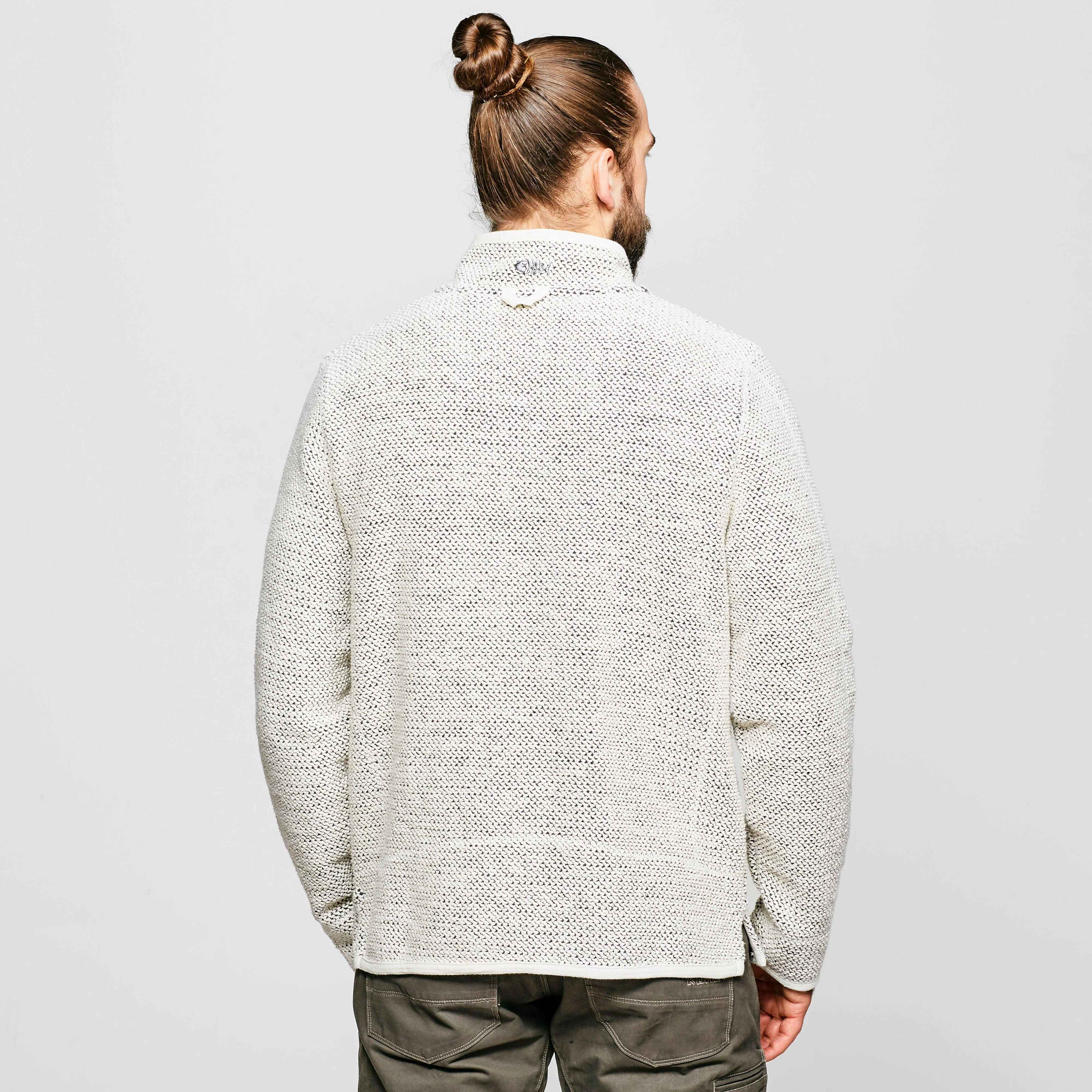 Men’s Stern Quarter-Zip Macaroni Sweater - Image 2