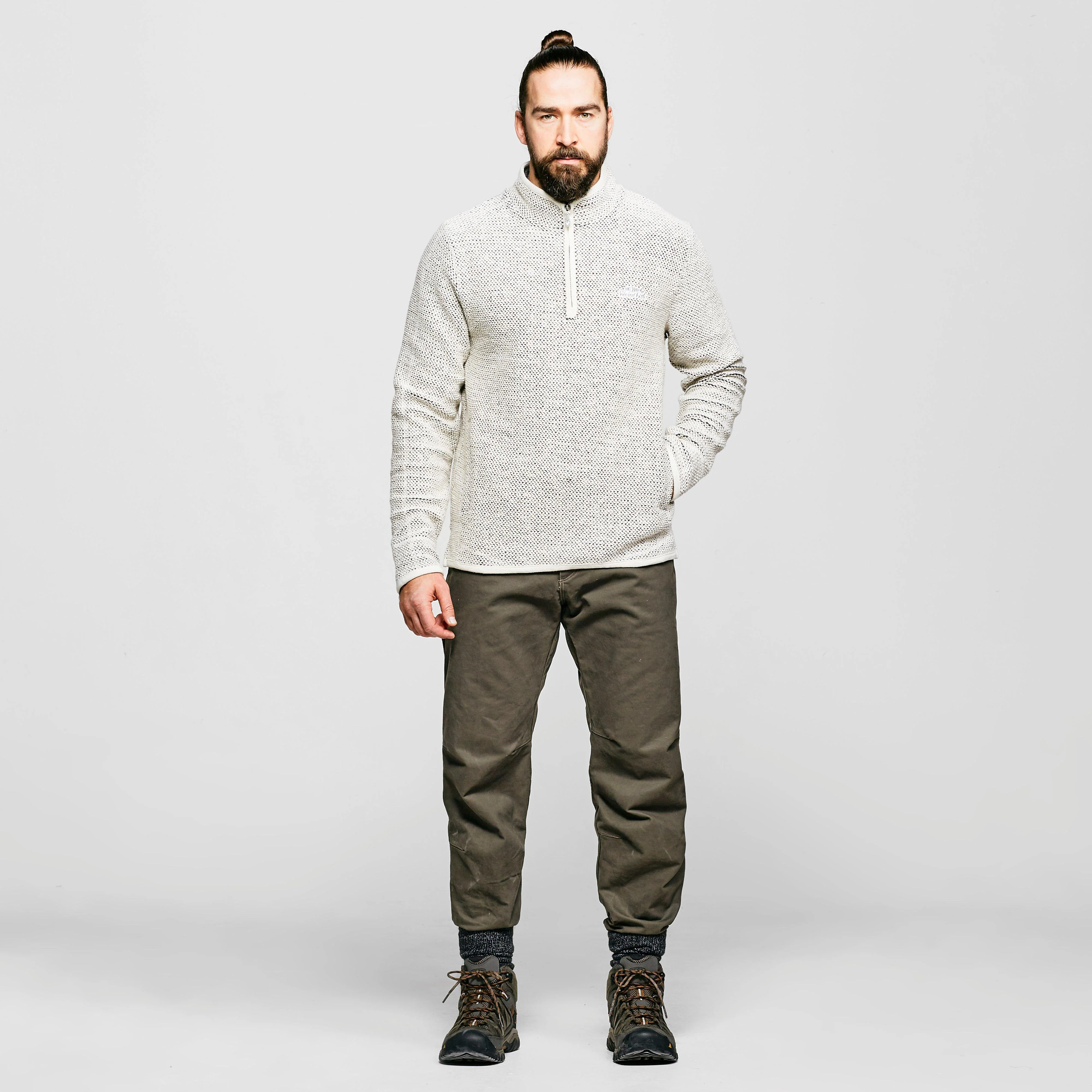 Men’s Stern Quarter-Zip Macaroni Sweater - Image 3