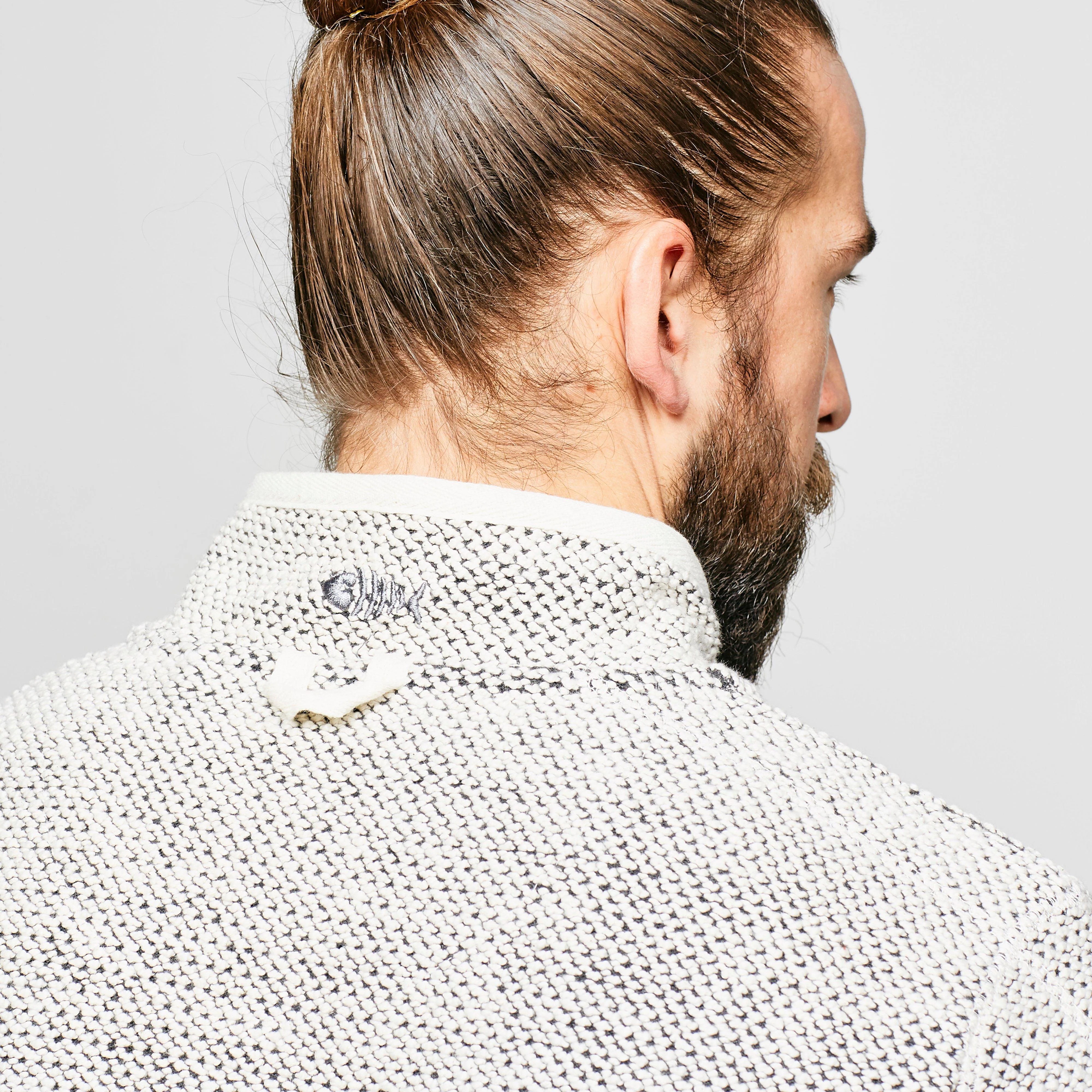 Men’s Stern Quarter-Zip Macaroni Sweater - Image 5