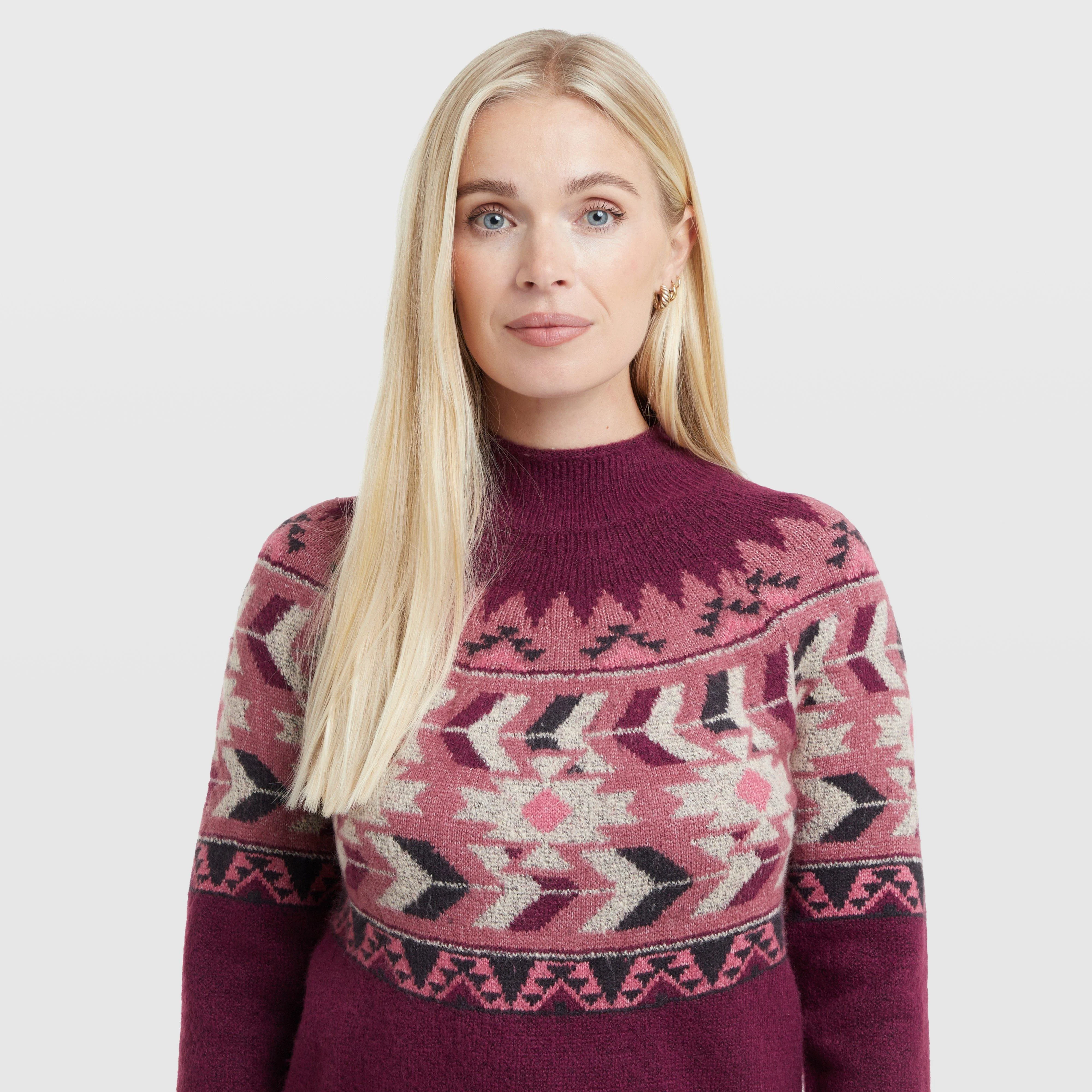 Women's Arelia Ikat Knitted Jumper - Image 11