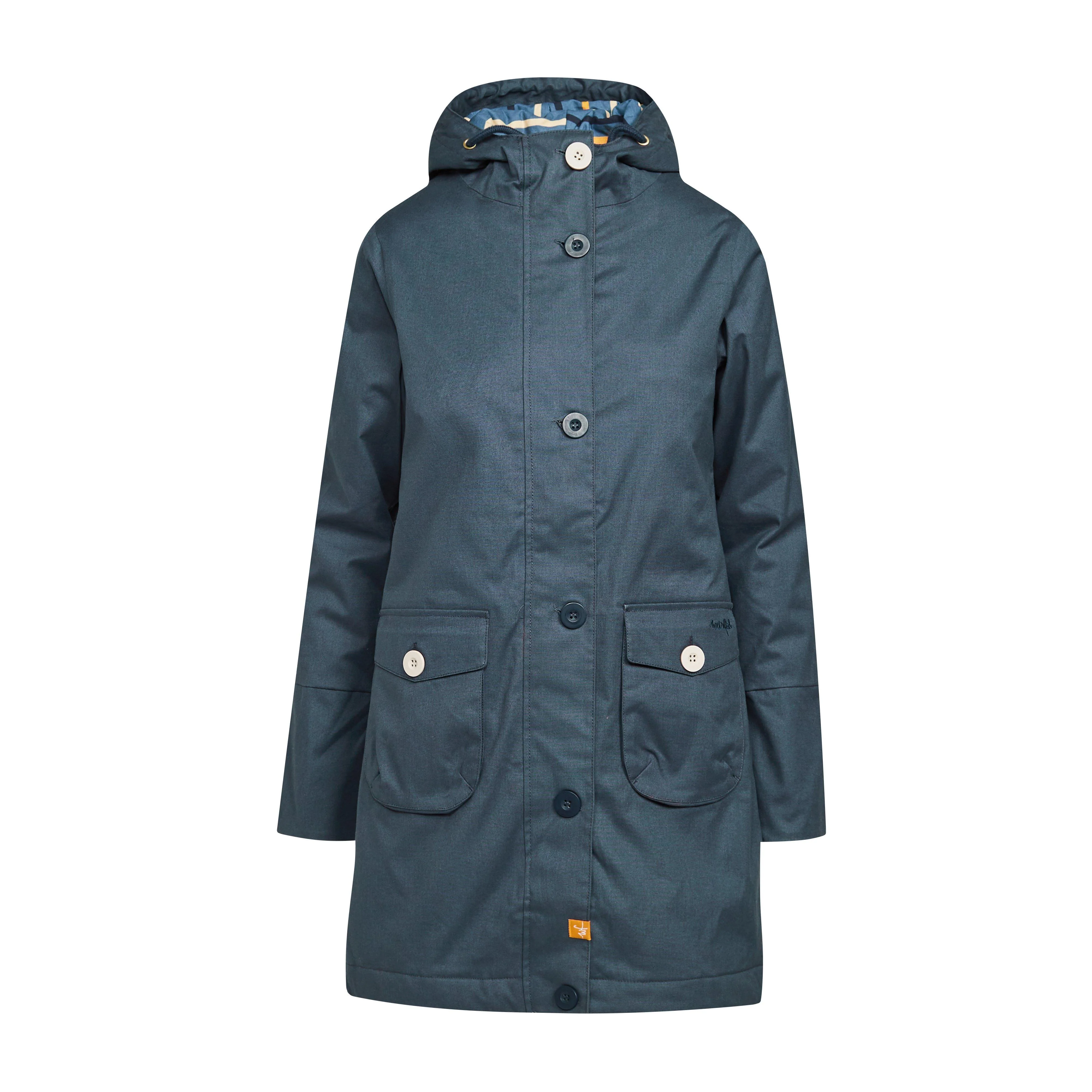 Women’s Beatrix Waxed Finish Waterproof Coat - Image 8