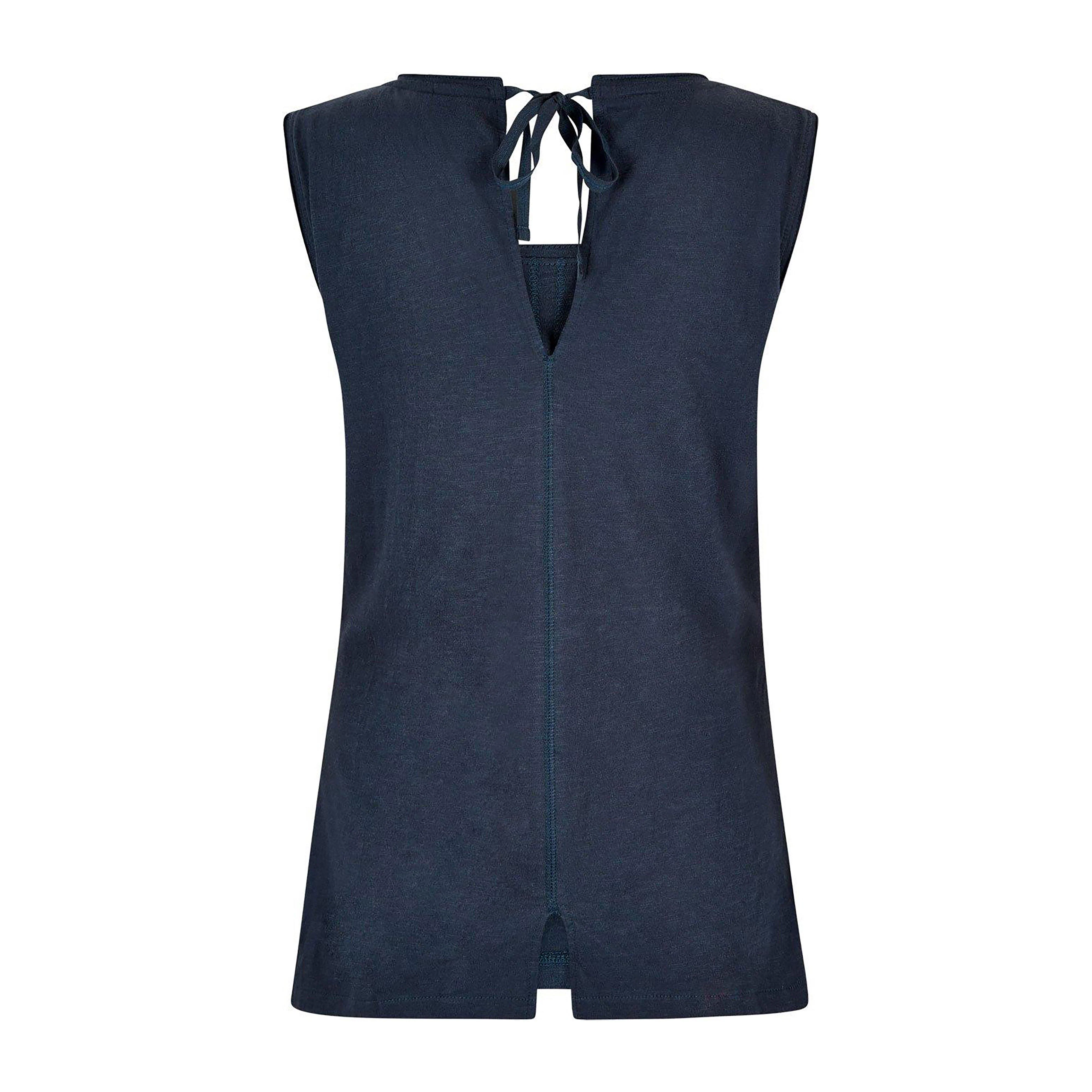 Women's Berti Slub Cotton Vest - Image 2