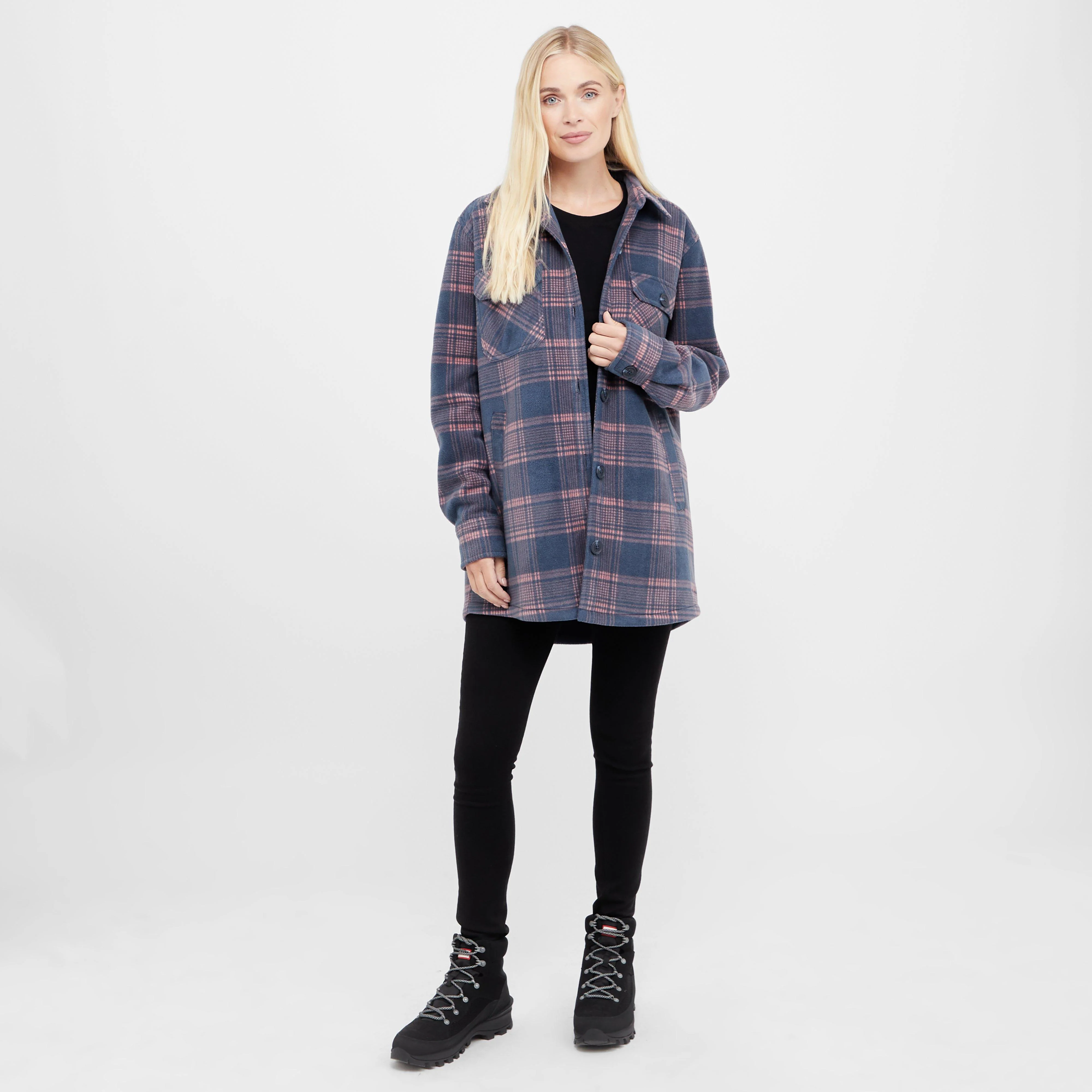 Women’s Fleece Shacket - Image 3