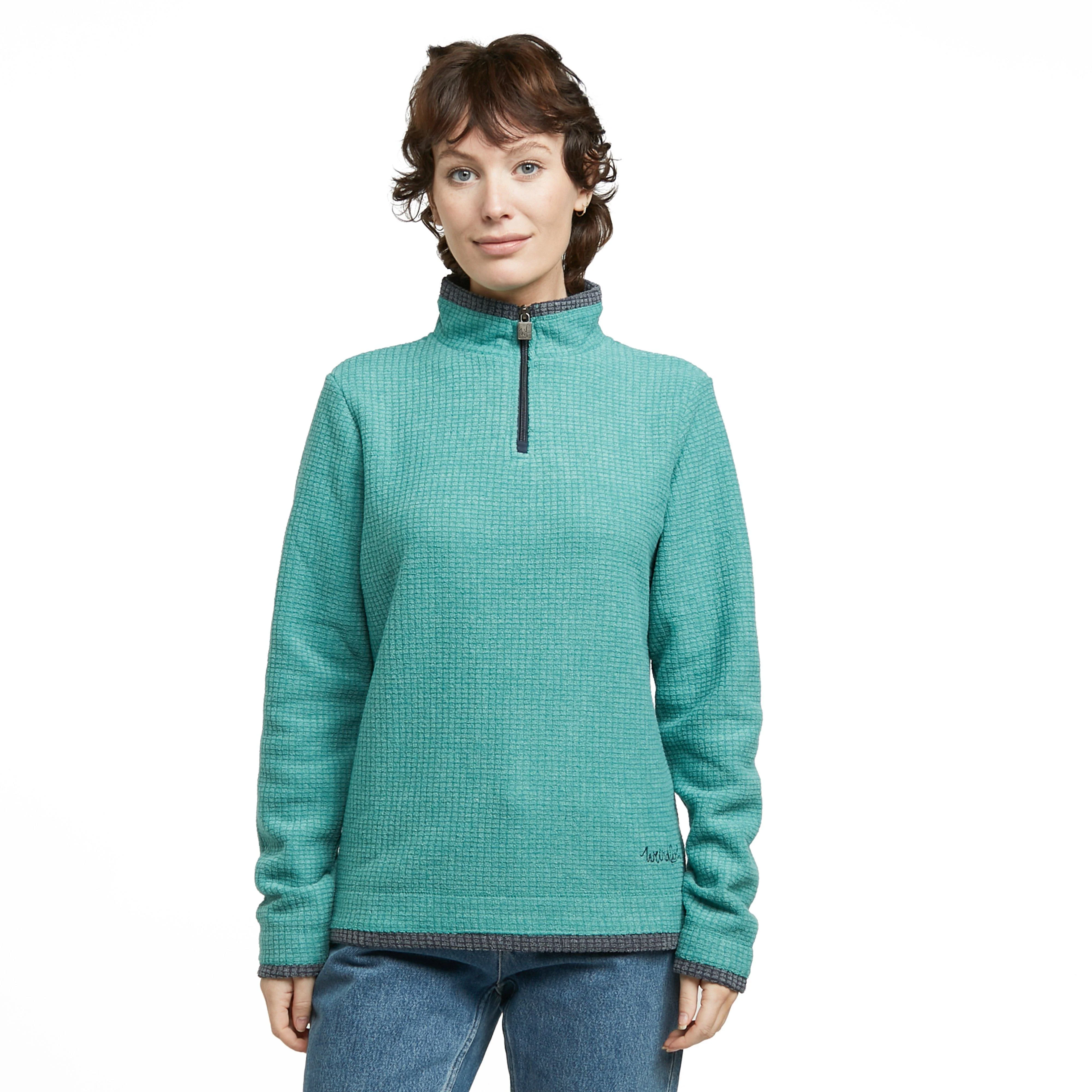 Women's Lynda Grid Half Zip Grid Fleece - Image 7