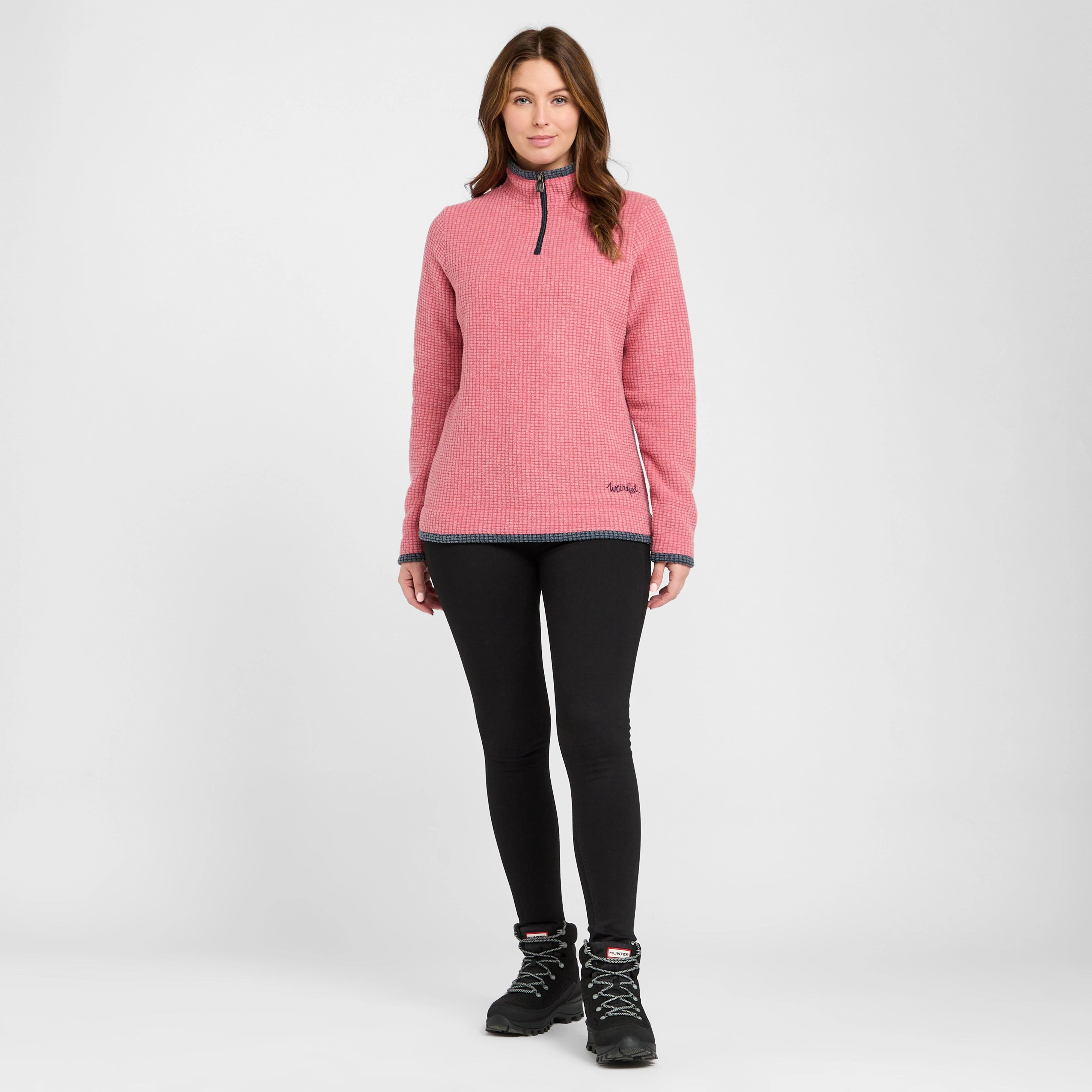 Women's Lynda Grid Half Zip Grid Fleece - Image 3