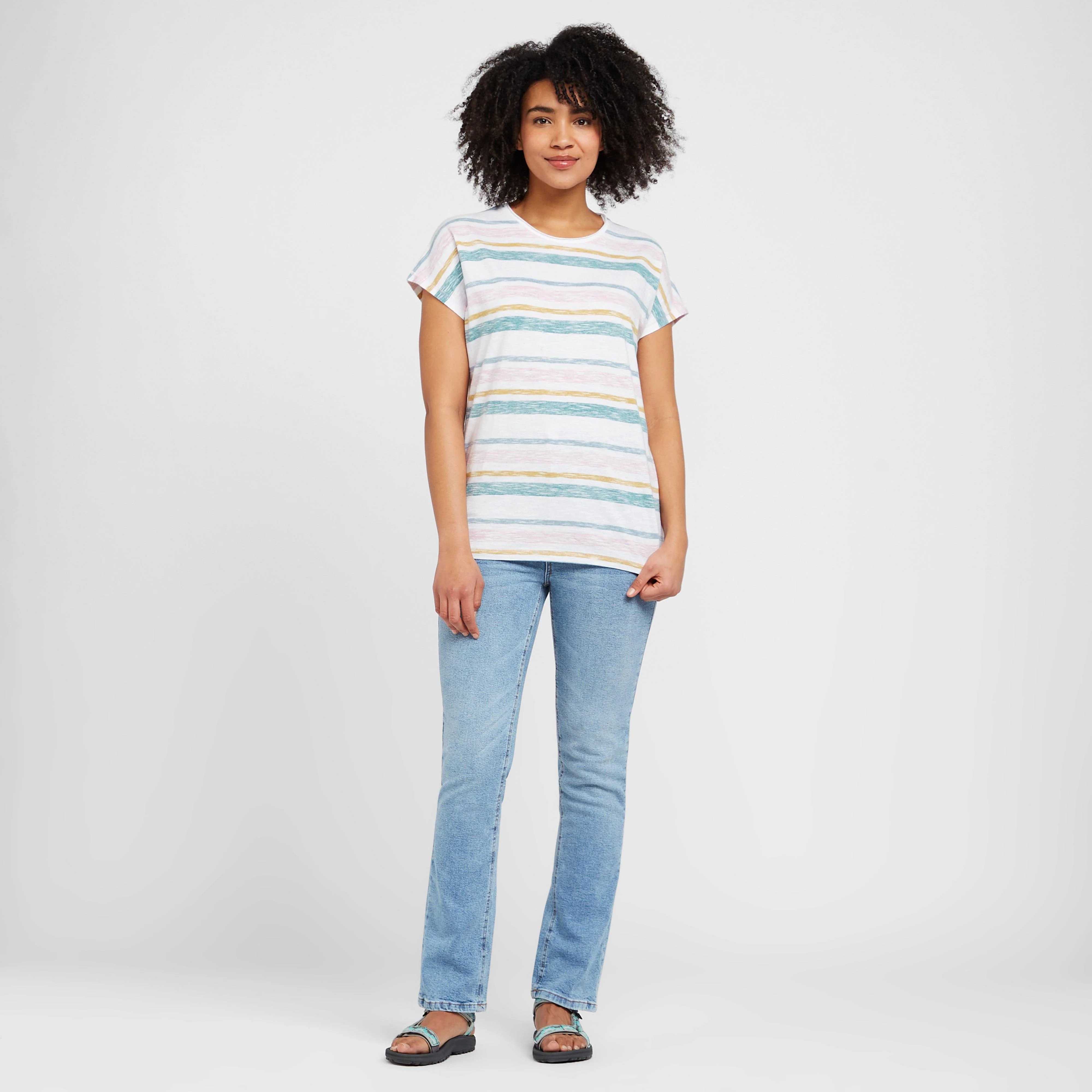 Women’s Sora Organic Stripe T-Shirt - Image 3
