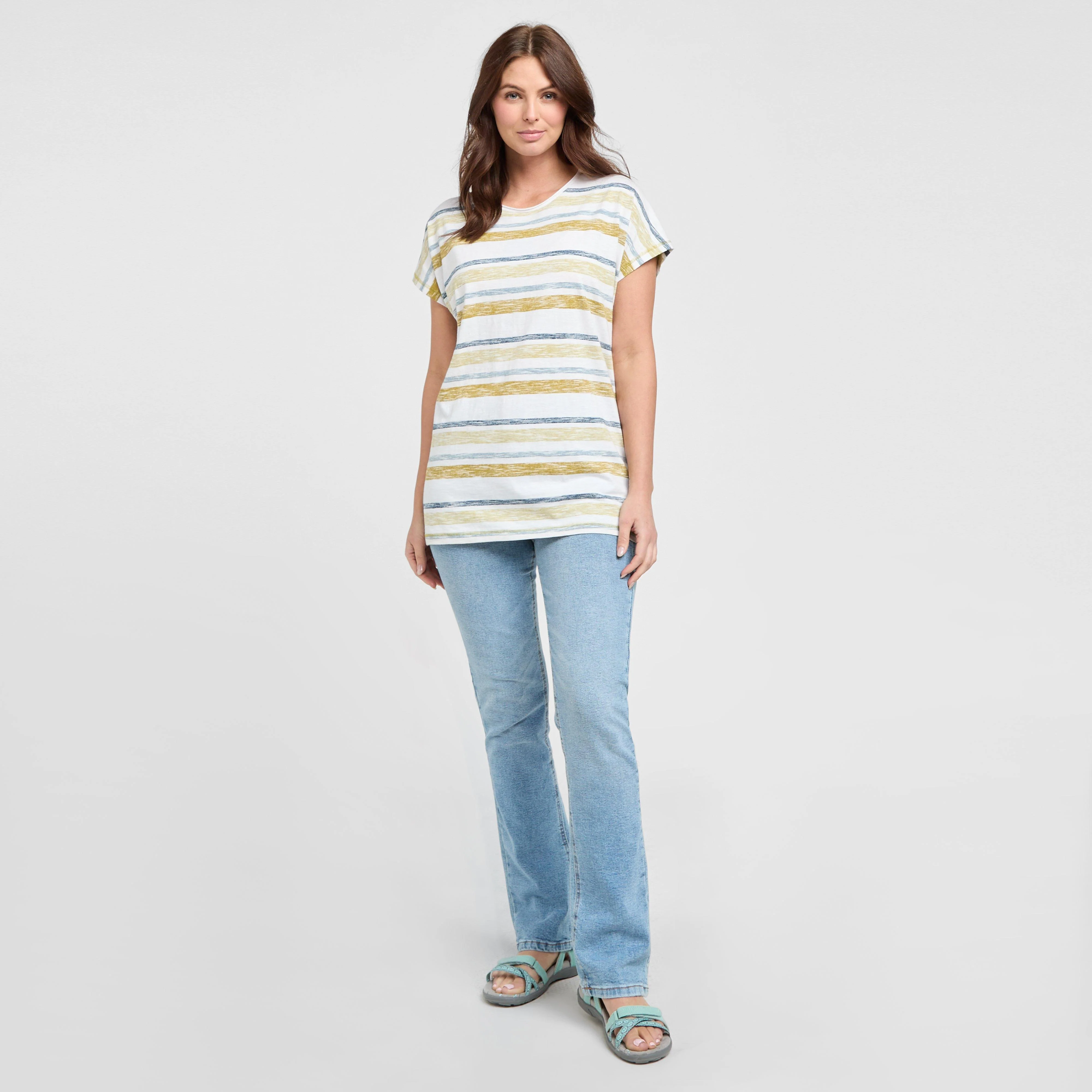 Women’s Sora Organic Stripe T-Shirt - Image 3