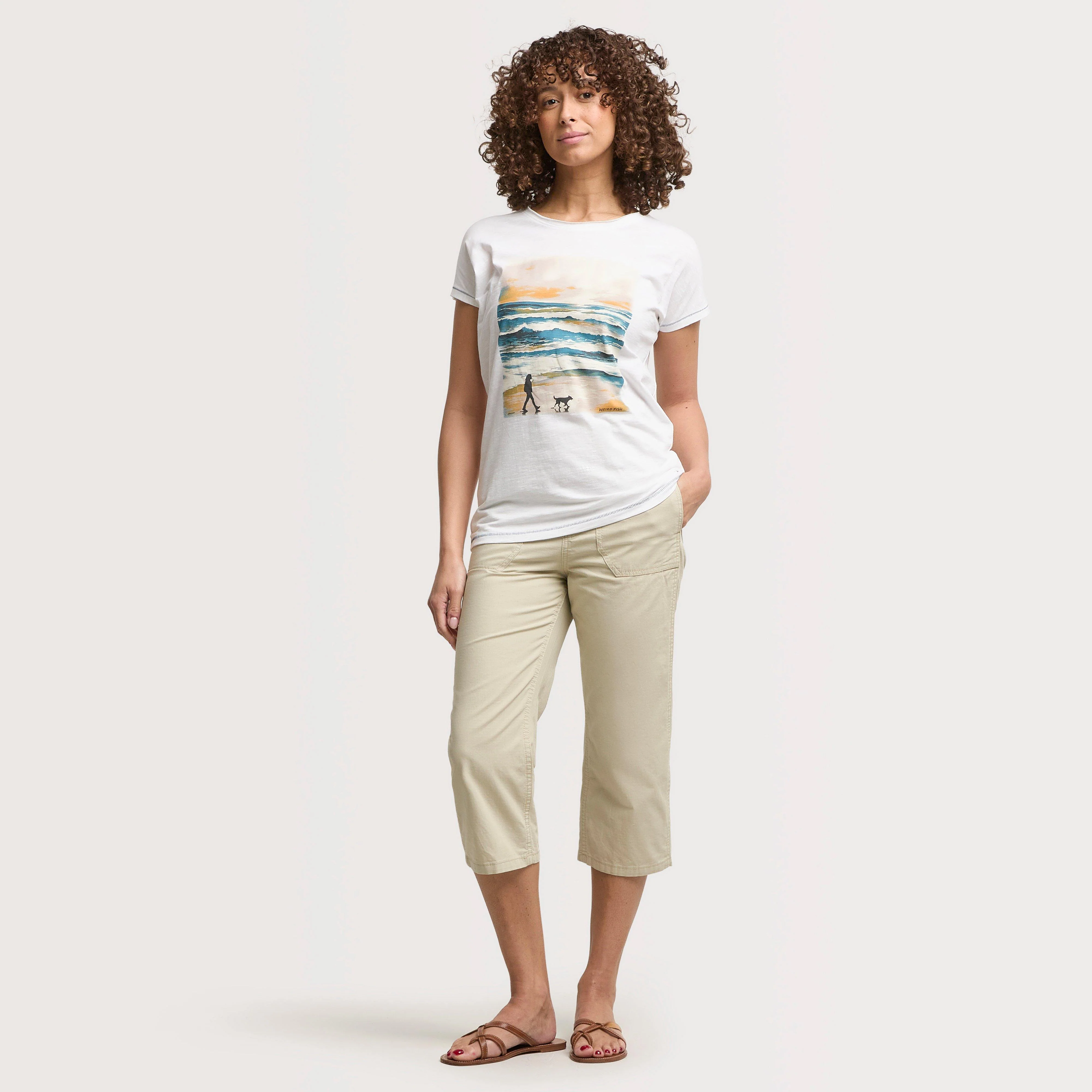 Women's Walking Club Front Print Graphic T-Shirt - Image 3