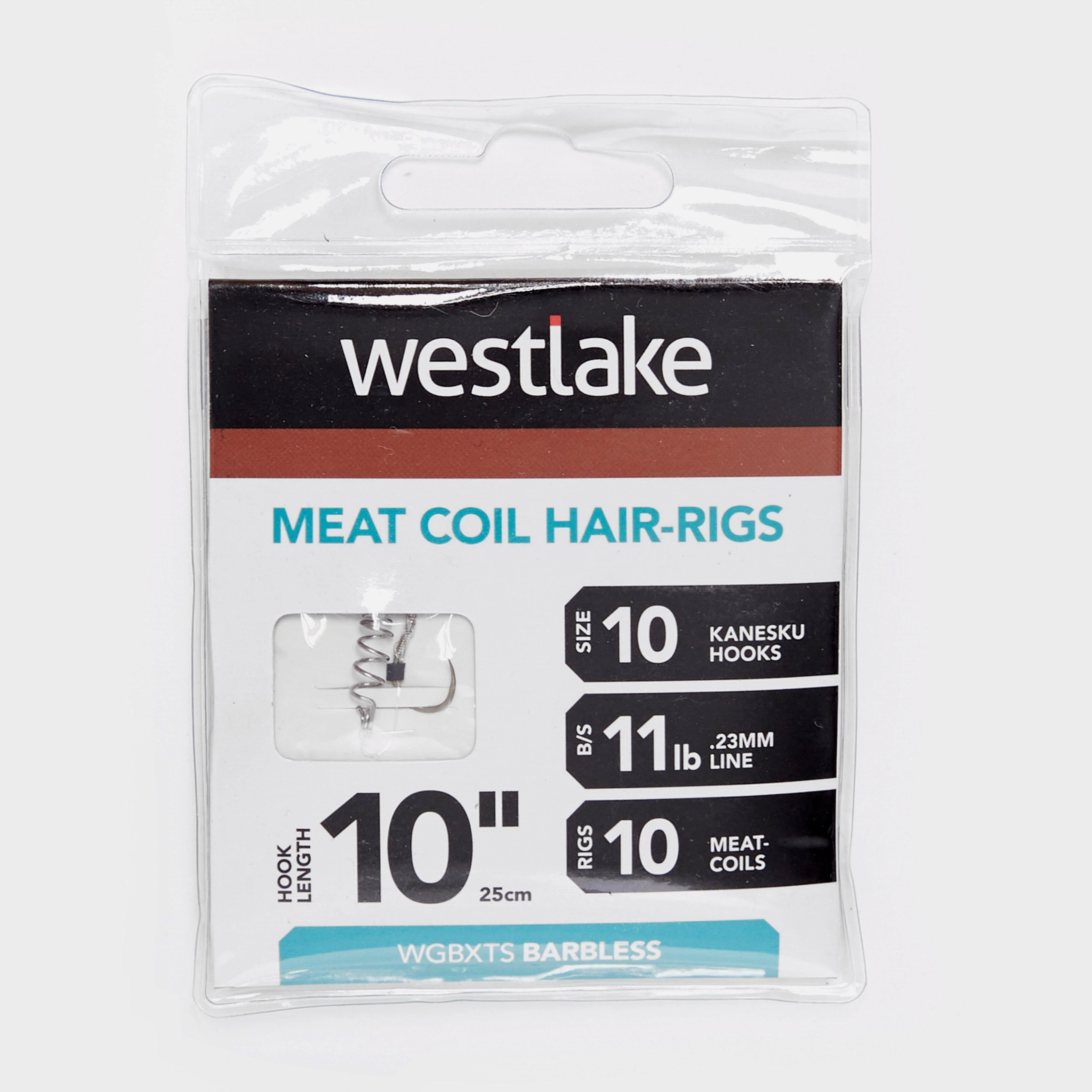 Meat Coil Hair Rigs 10” Size 10 - Image 2