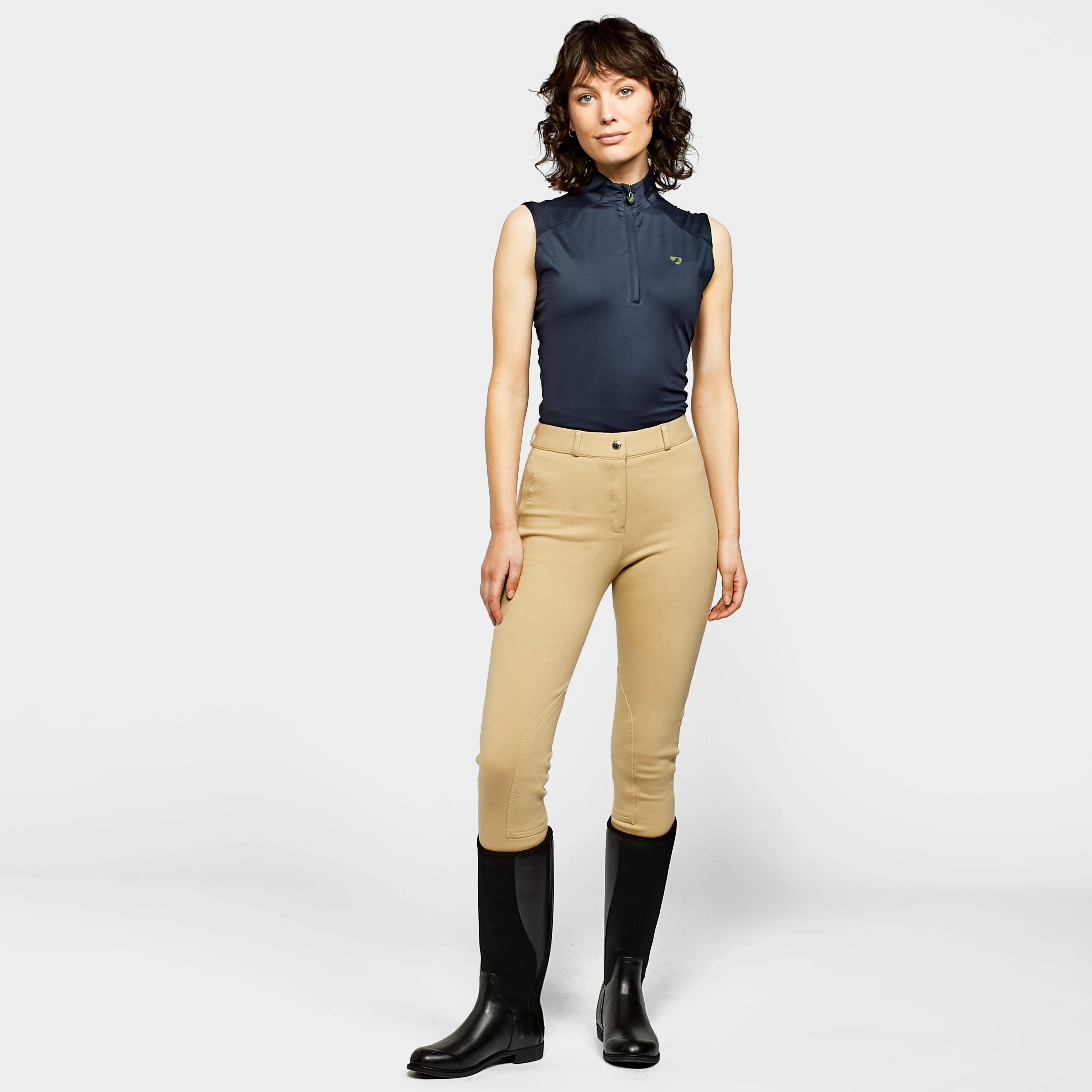 Womens Pateley Jodhpur Beige - Image 3