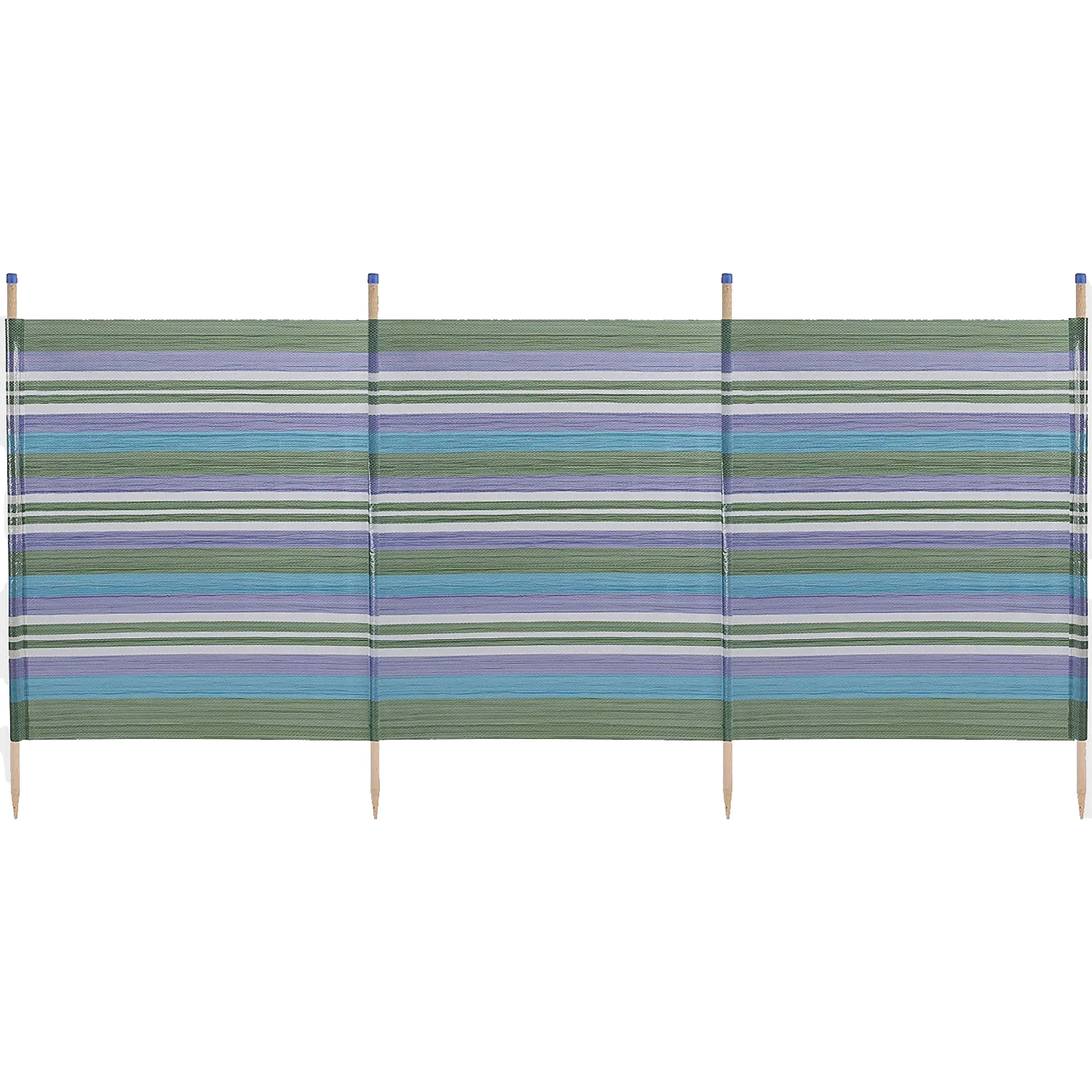 4 Pole Windbreak in Blue Stripe - Image 2