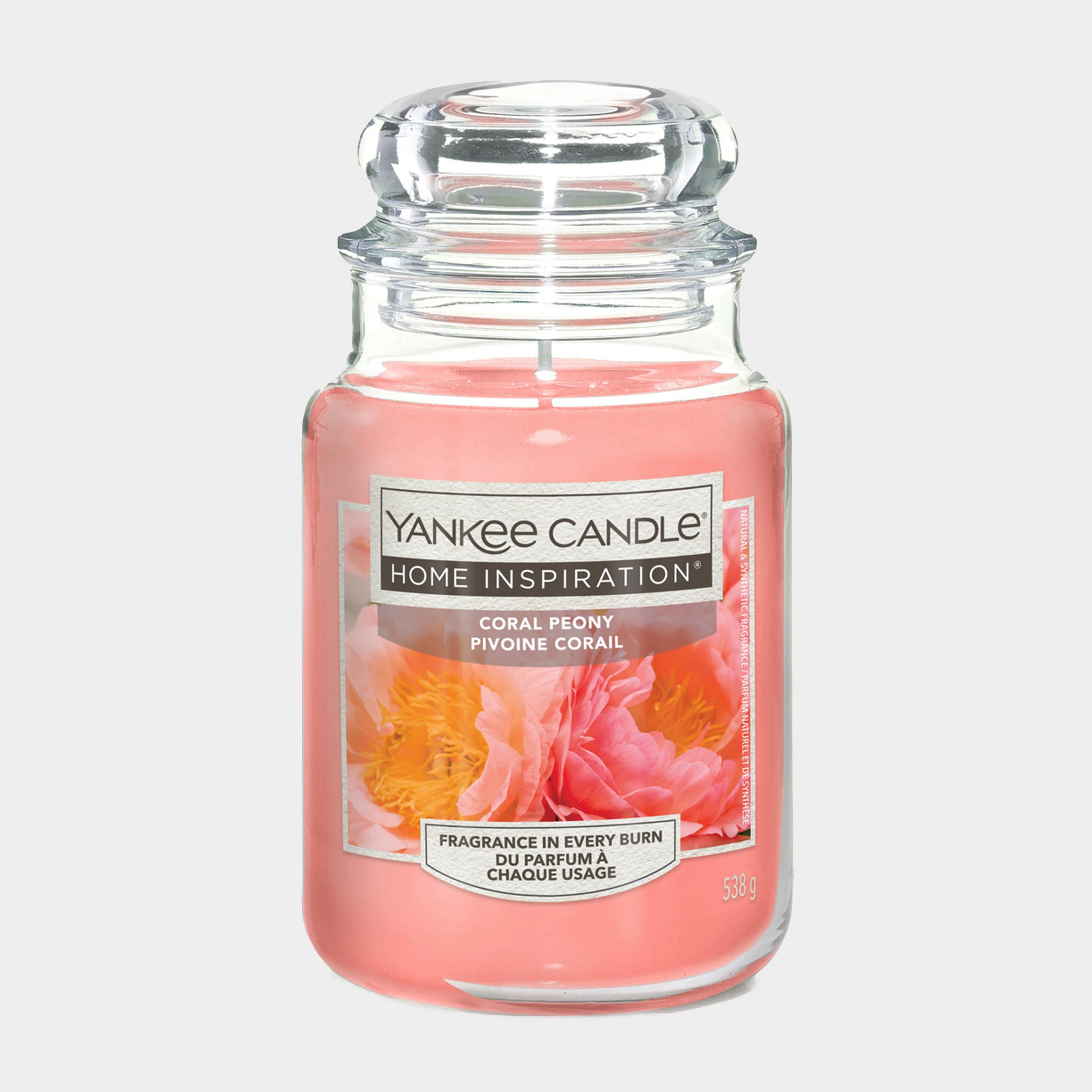 Coral Peony Large Jar